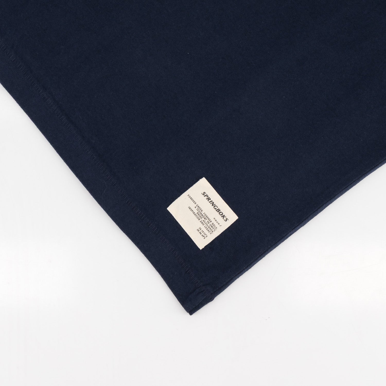 Springboks SML Shield Regular Crew Tee - Navy