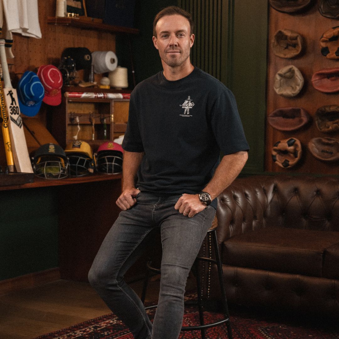 AB de Villiers 360 Small Graphic Boxy T-Shirt - Old School