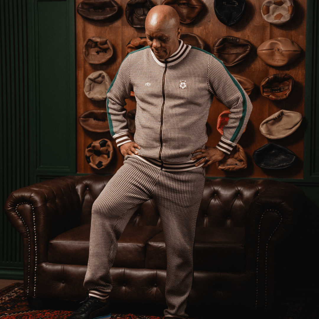 Doctor Khumalo Knitted Track Pants - Ivory - Old School