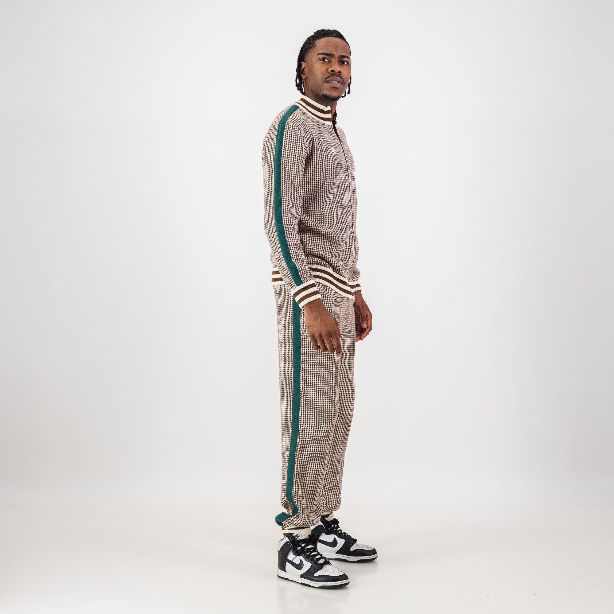 Doctor Khumalo Knitted Track Pants - Ivory - Old School