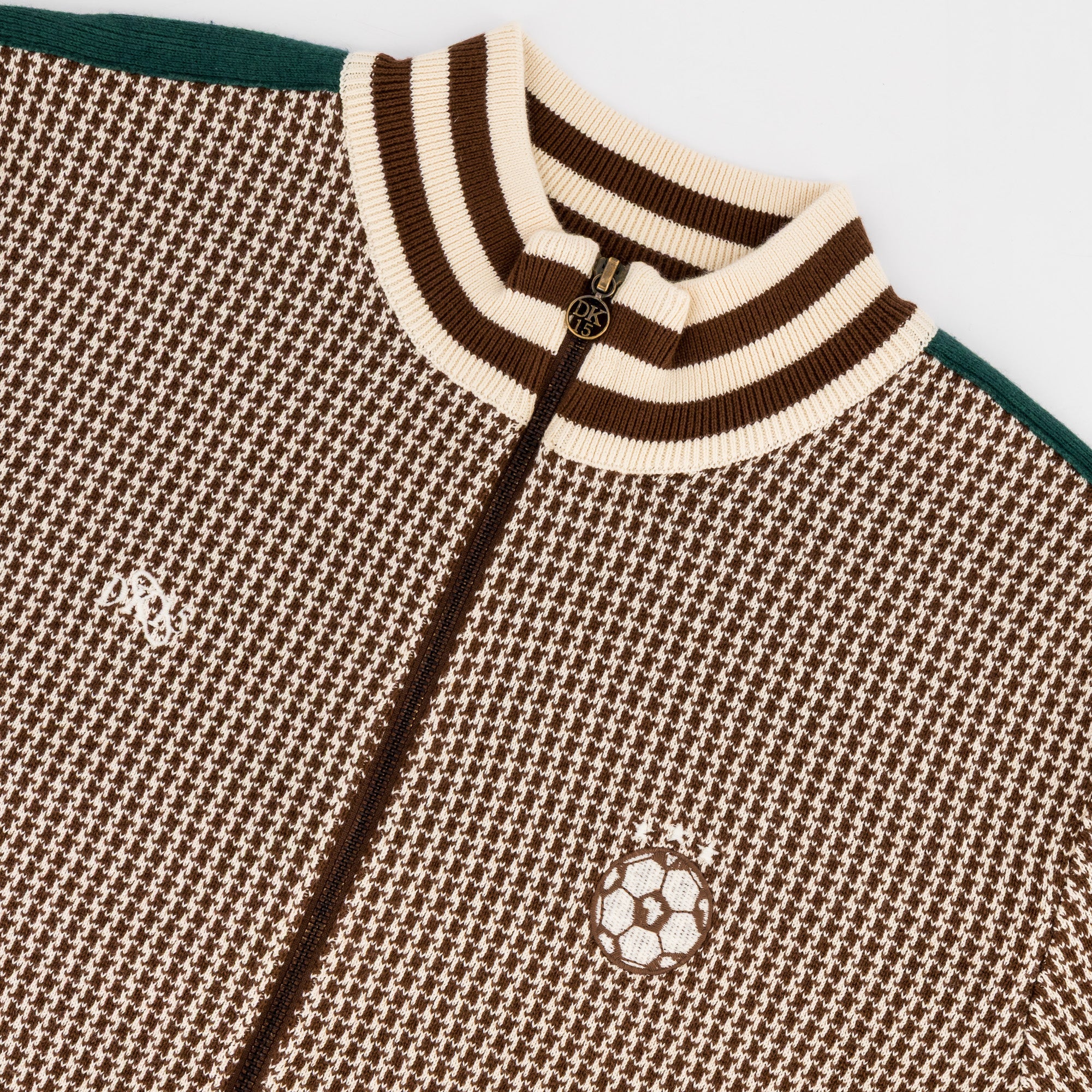 Doctor Khumalo Zip Through Knit Jersey - Ivory - Old School