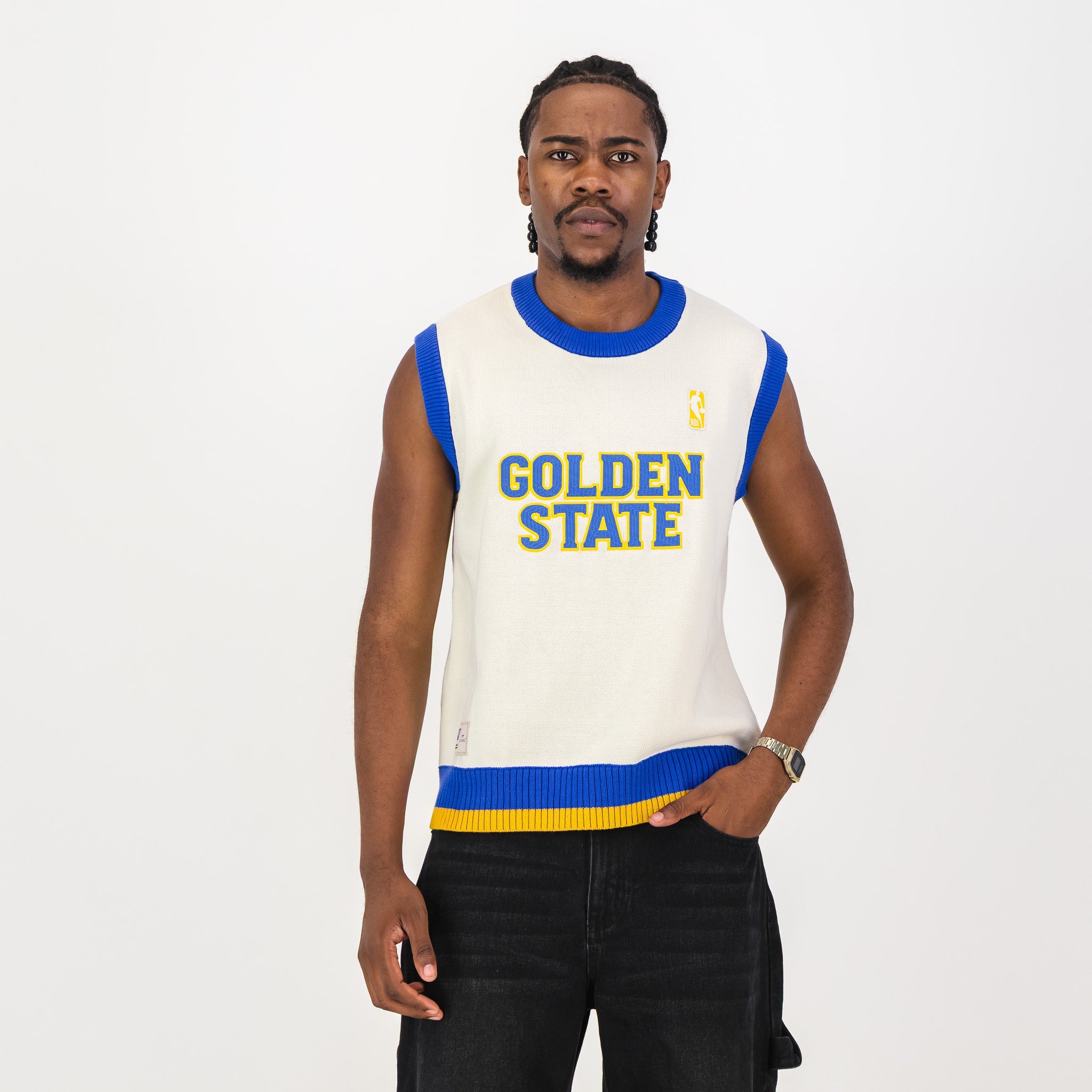 NBA Golden State Warriors Knitwear Vest - Old School