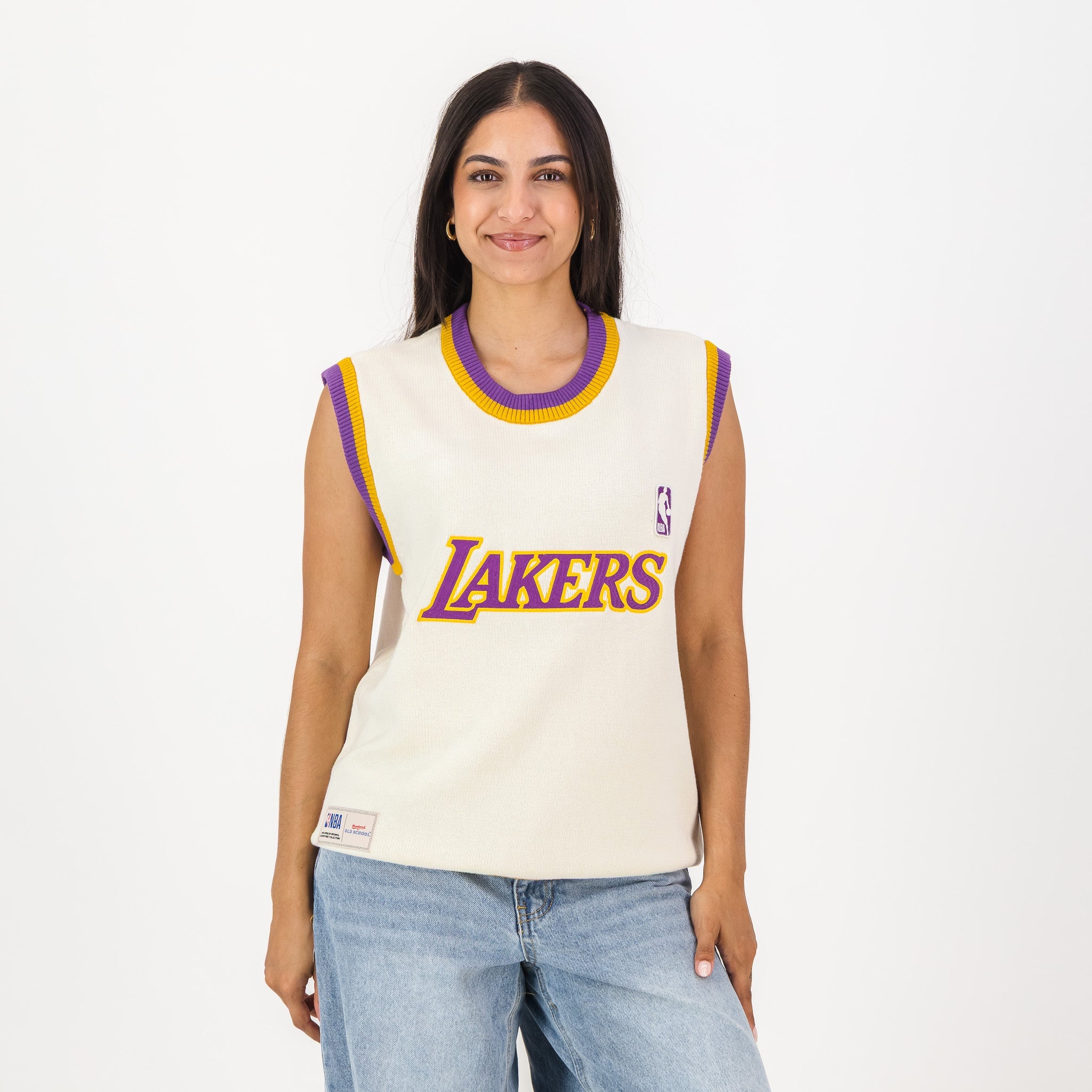NBA LA Lakers Knitwear Vest - Old School