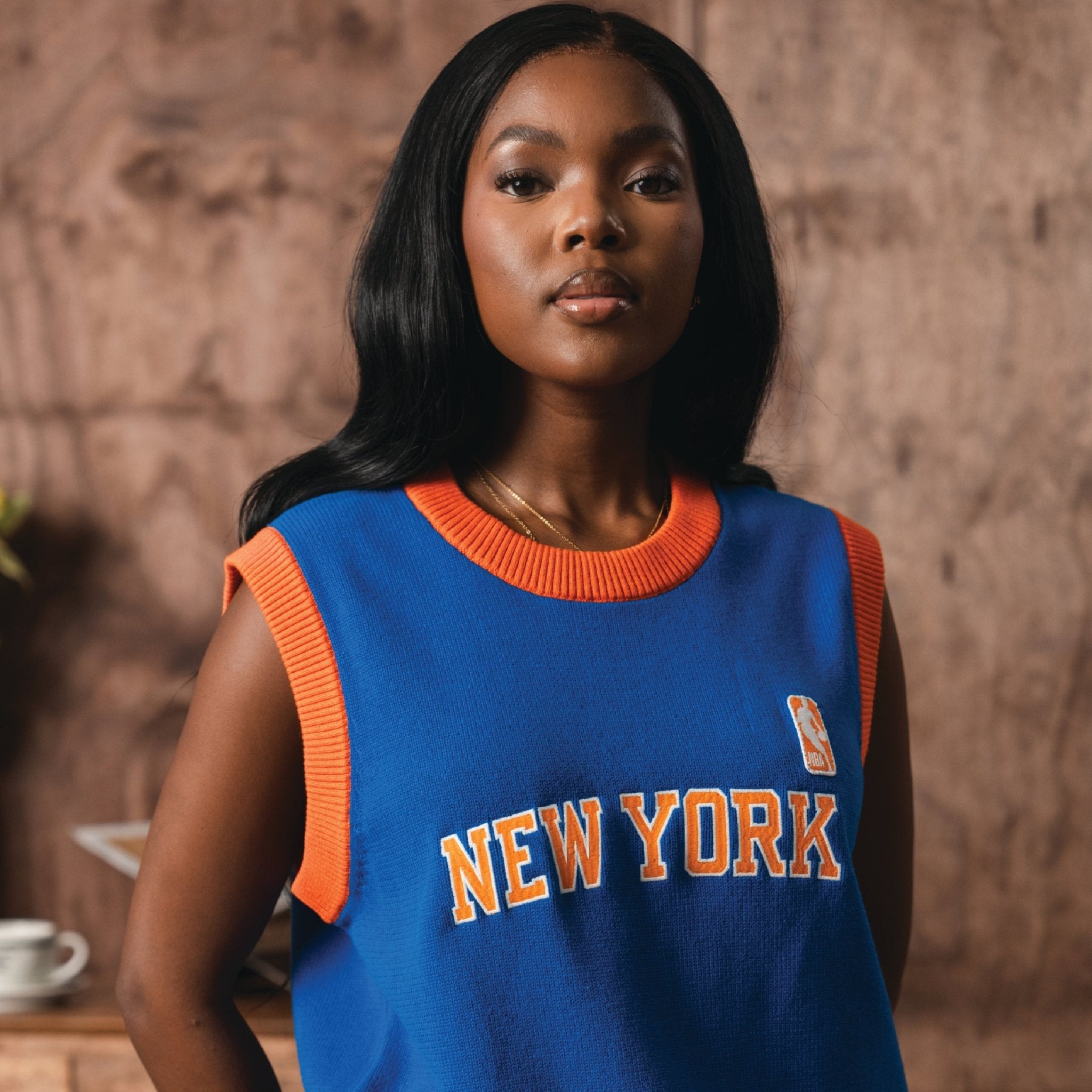 NBA New York Knicks Knitwear Vest - Old School