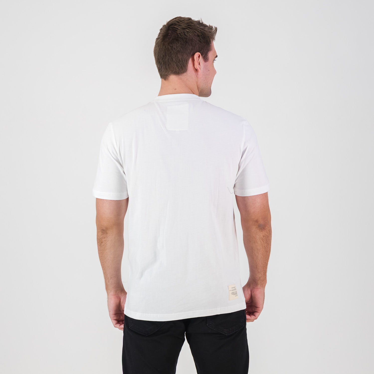 Old School HS Regular Crew Tee - White - Old School