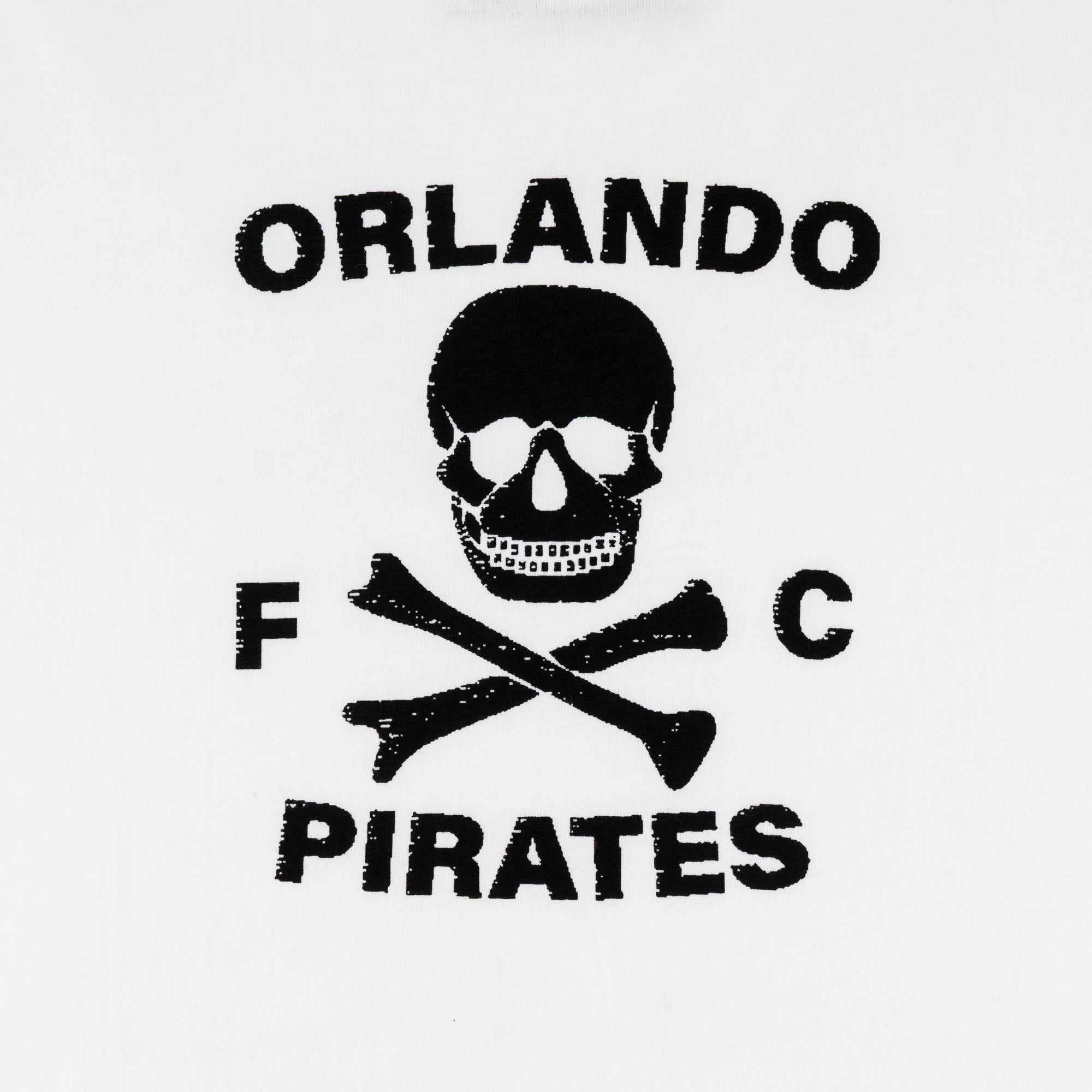 Orlando Pirates Graphic Regular Crew Tee - White - Old School