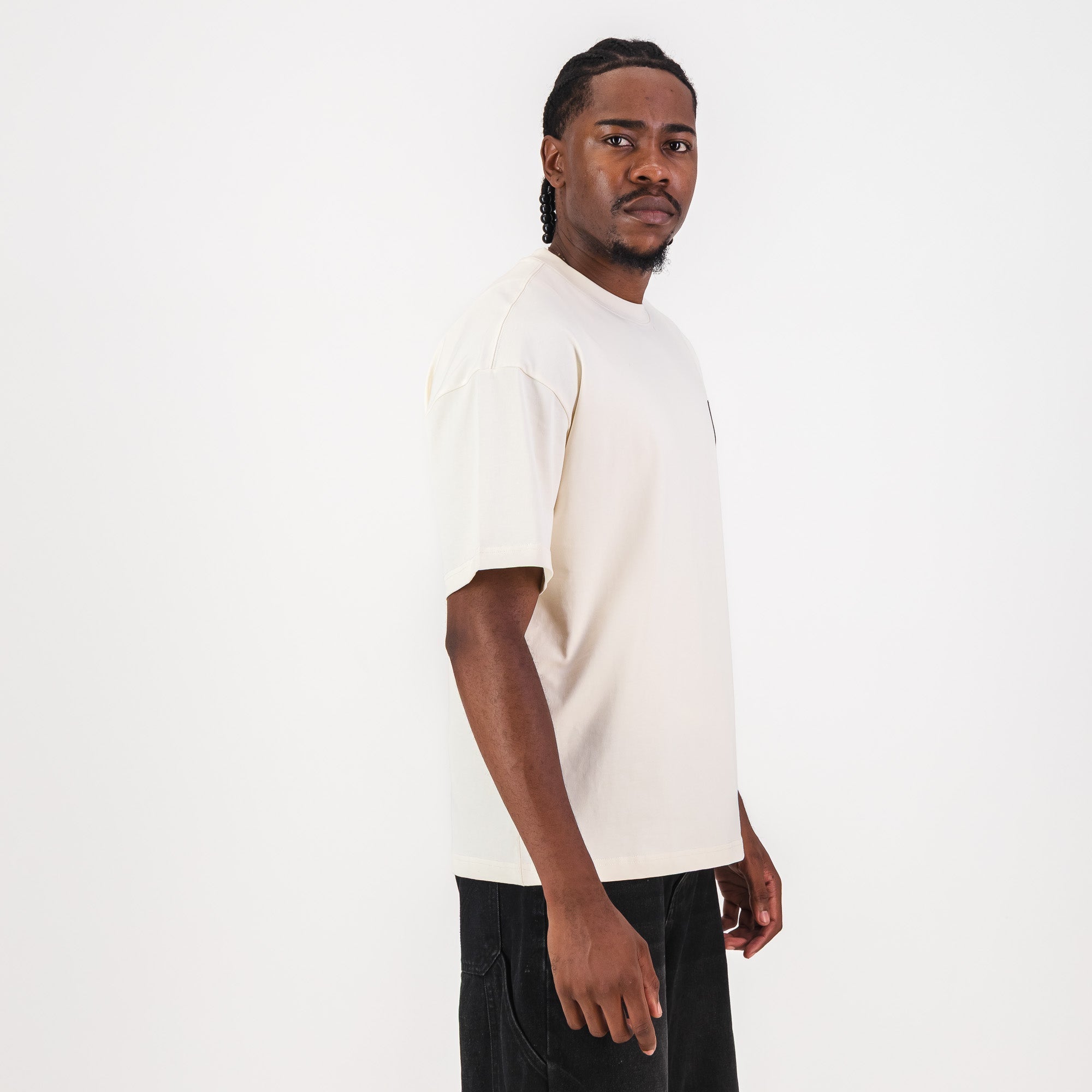 Orlando Pirates Quirky Boxy Tee - Ivory - Old School