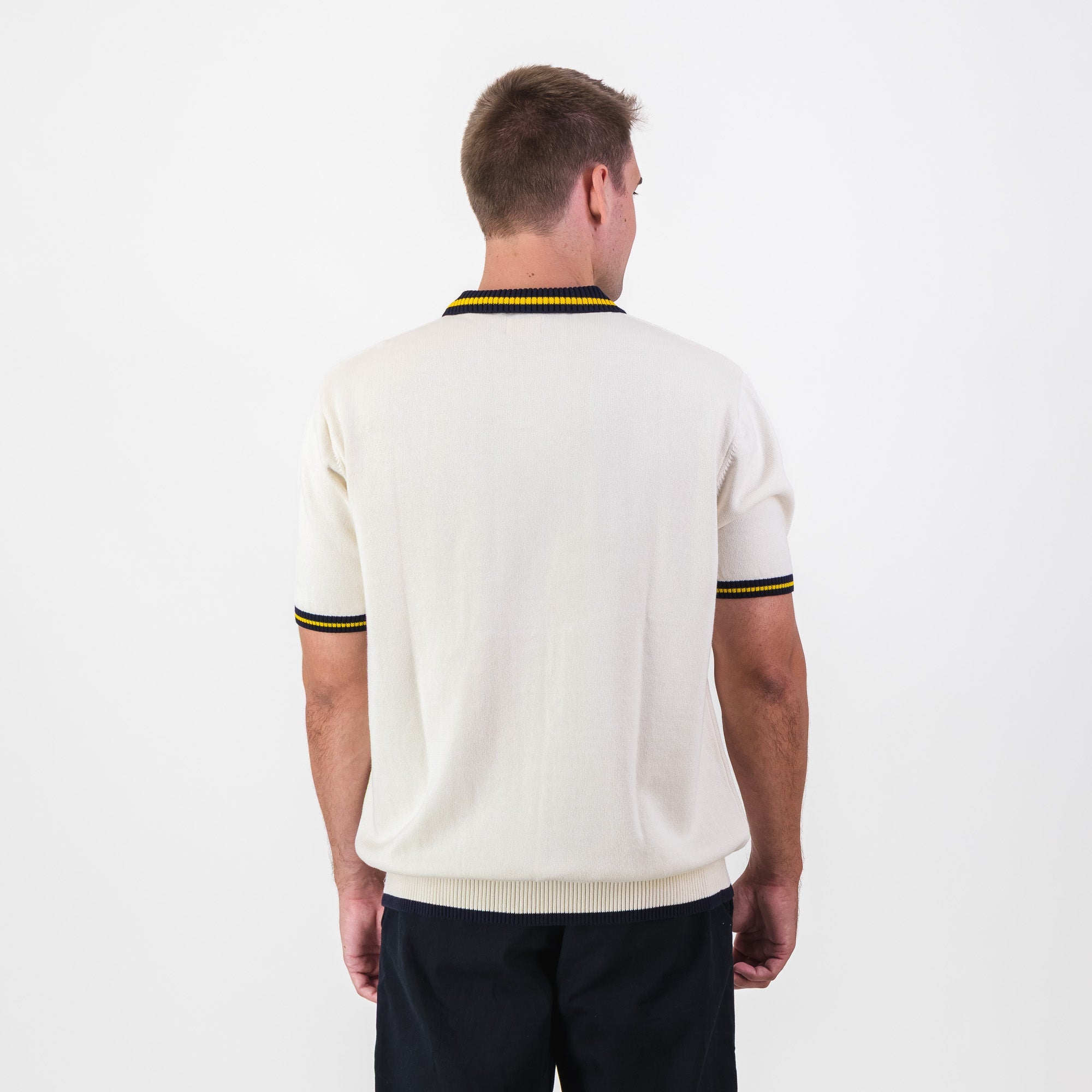 Real Madrid Classic SS Knit Jersey - Cloud Dancer - Old School