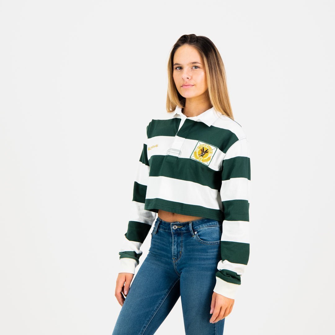 SA Supporters Jersey - Crop Striped Long Sleeve - Old School