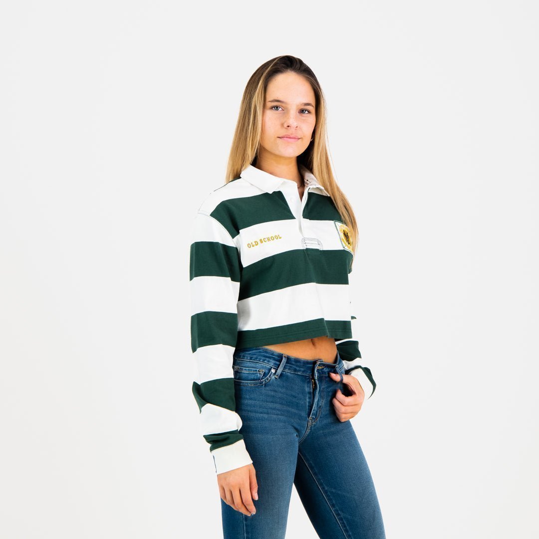 SA Supporters Jersey - Crop Striped Long Sleeve - Old School
