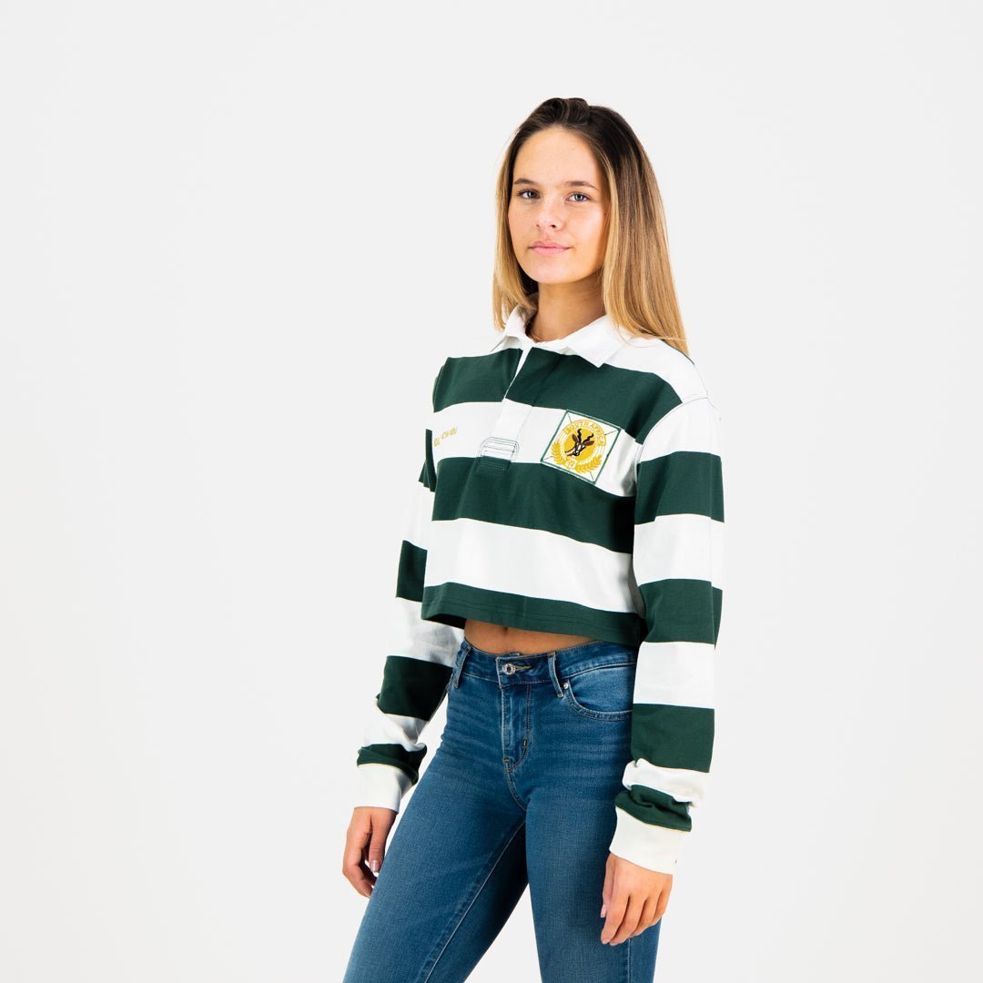 SA Supporters Jersey - Crop Striped Long Sleeve - Old School