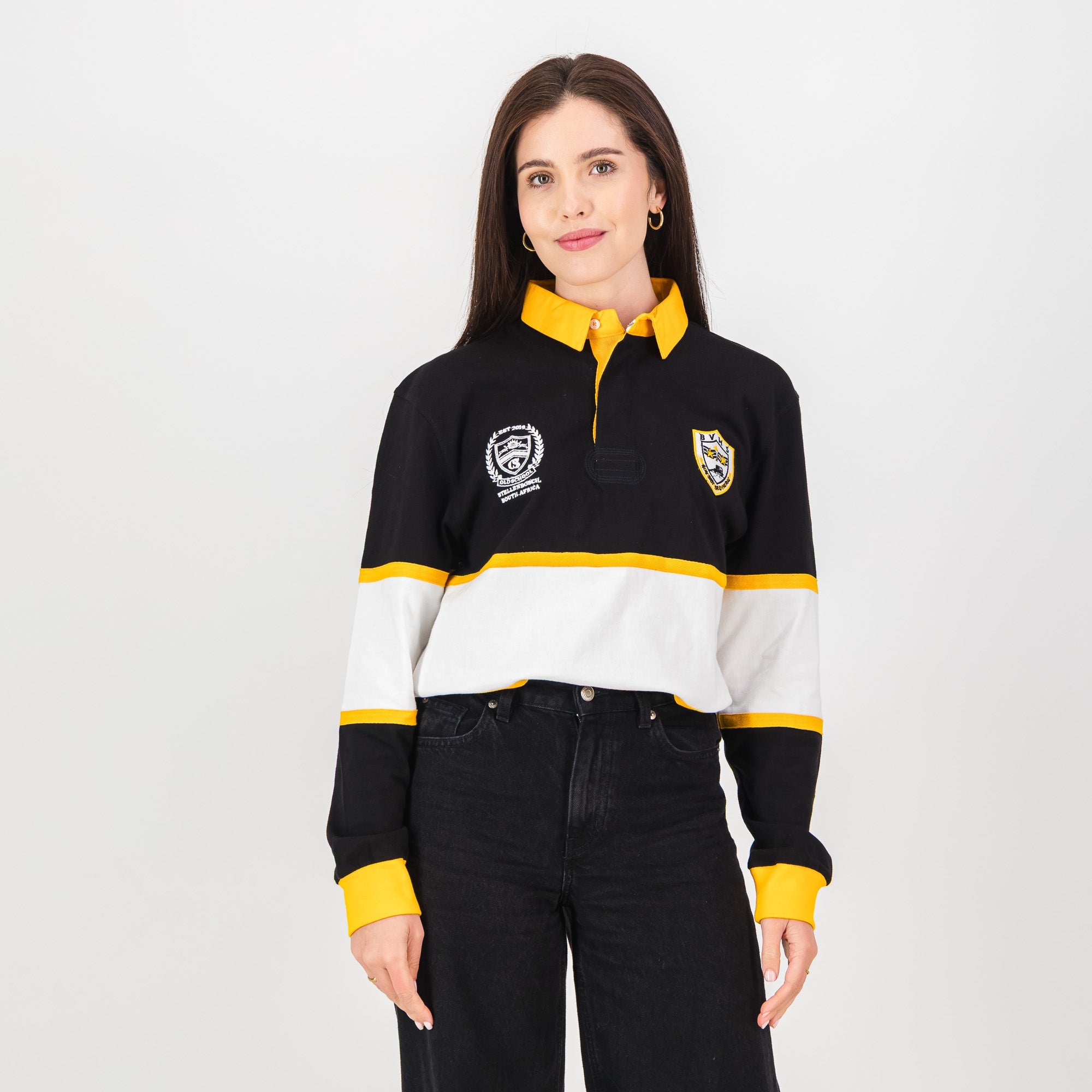 School Voortrekker Bethlehem LS Rugby Jersey - Black - Old School