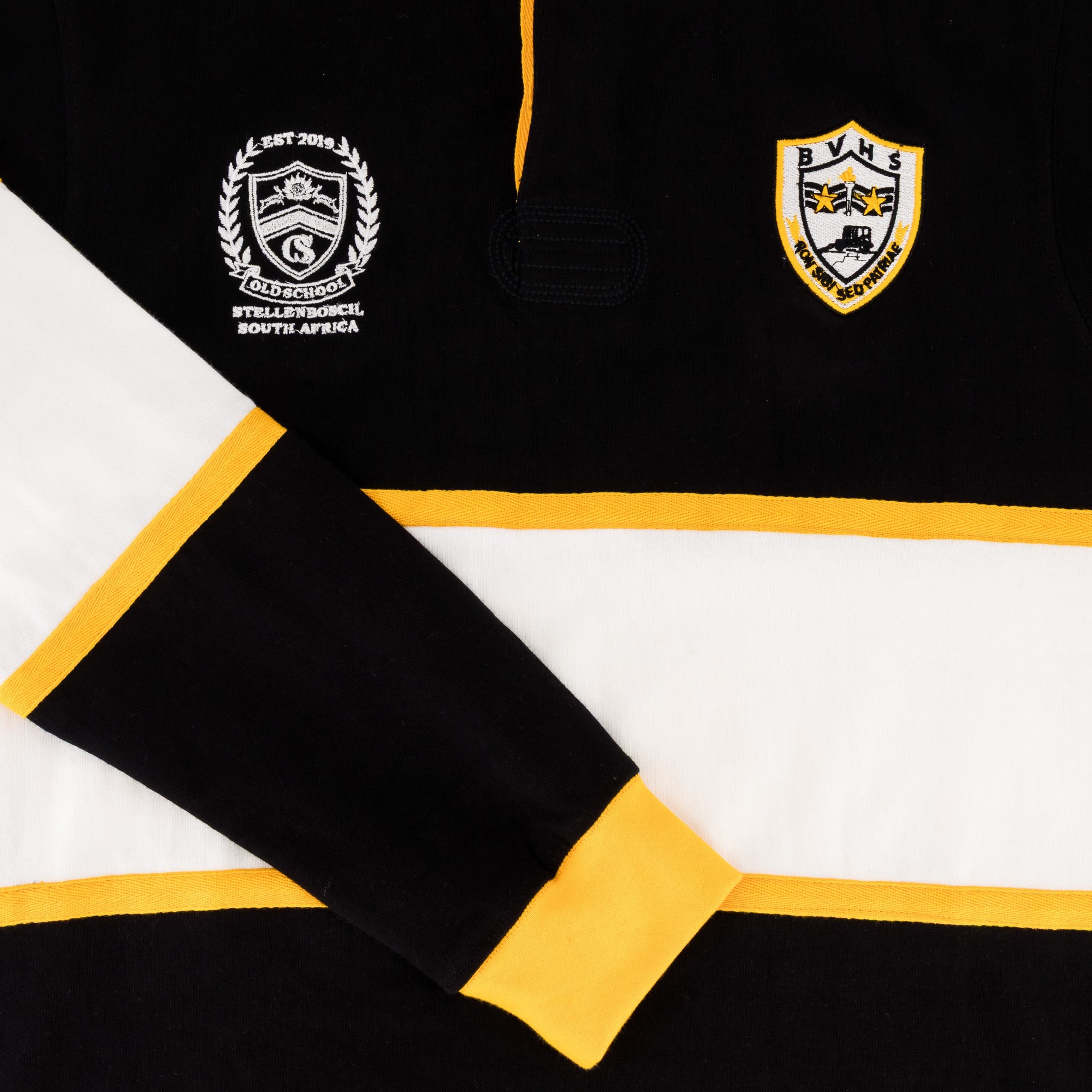 School Voortrekker Bethlehem LS Rugby Jersey - Black - Old School