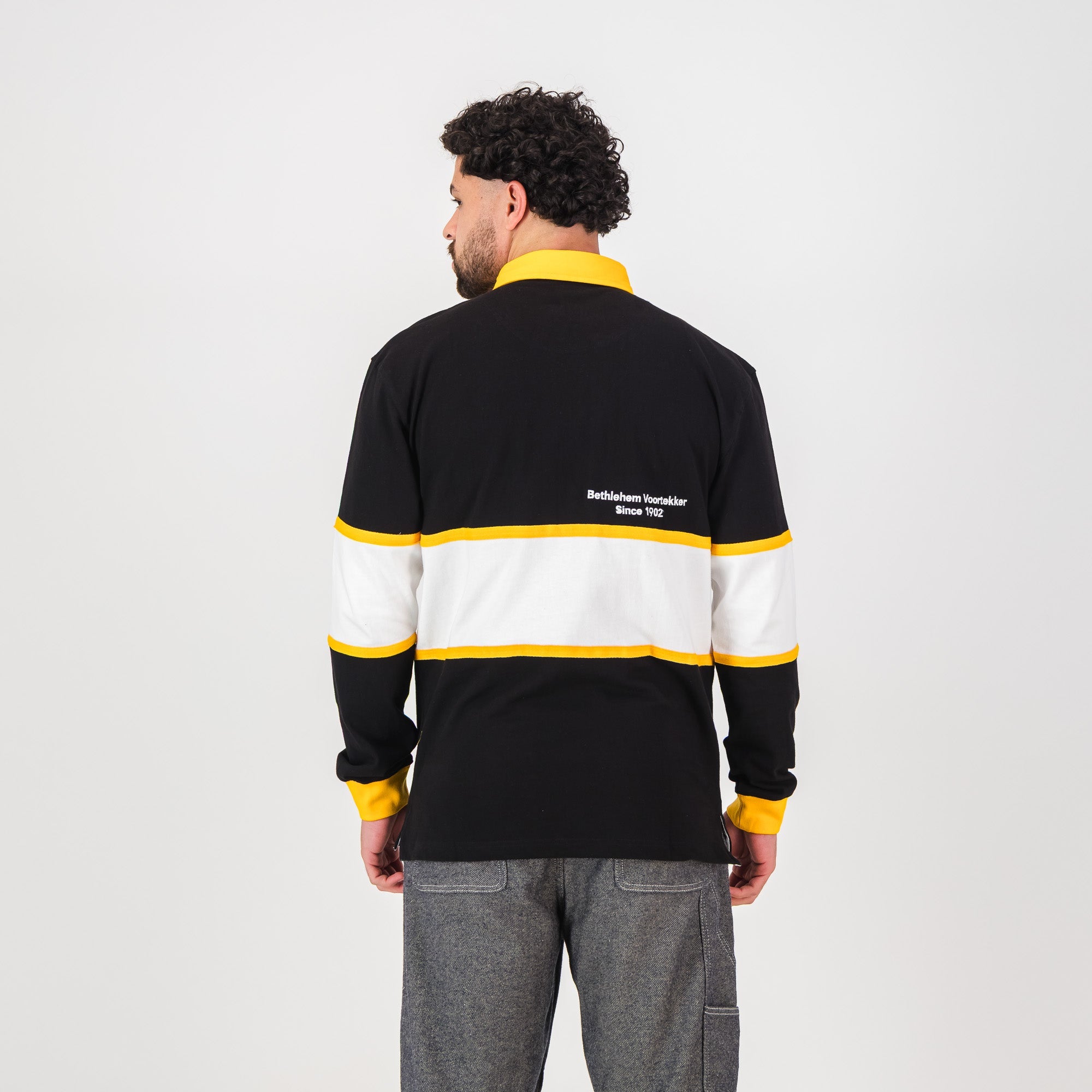 School Voortrekker Bethlehem LS Rugby Jersey - Black - Old School