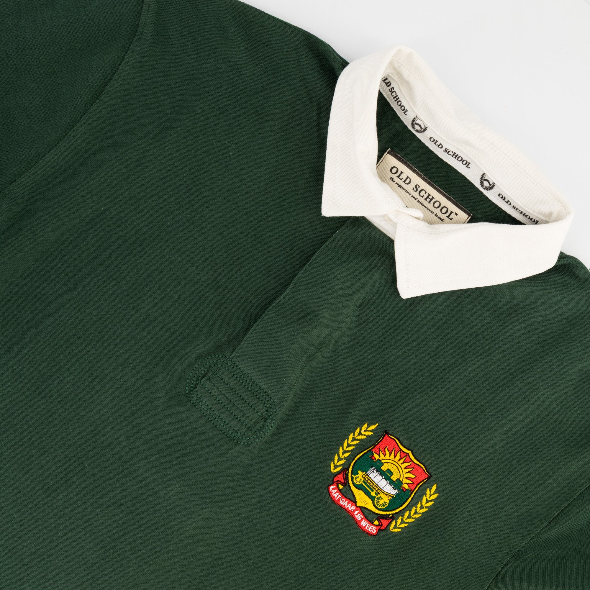 Schools Affies LS Rugby Jersey - OS Green - Old School