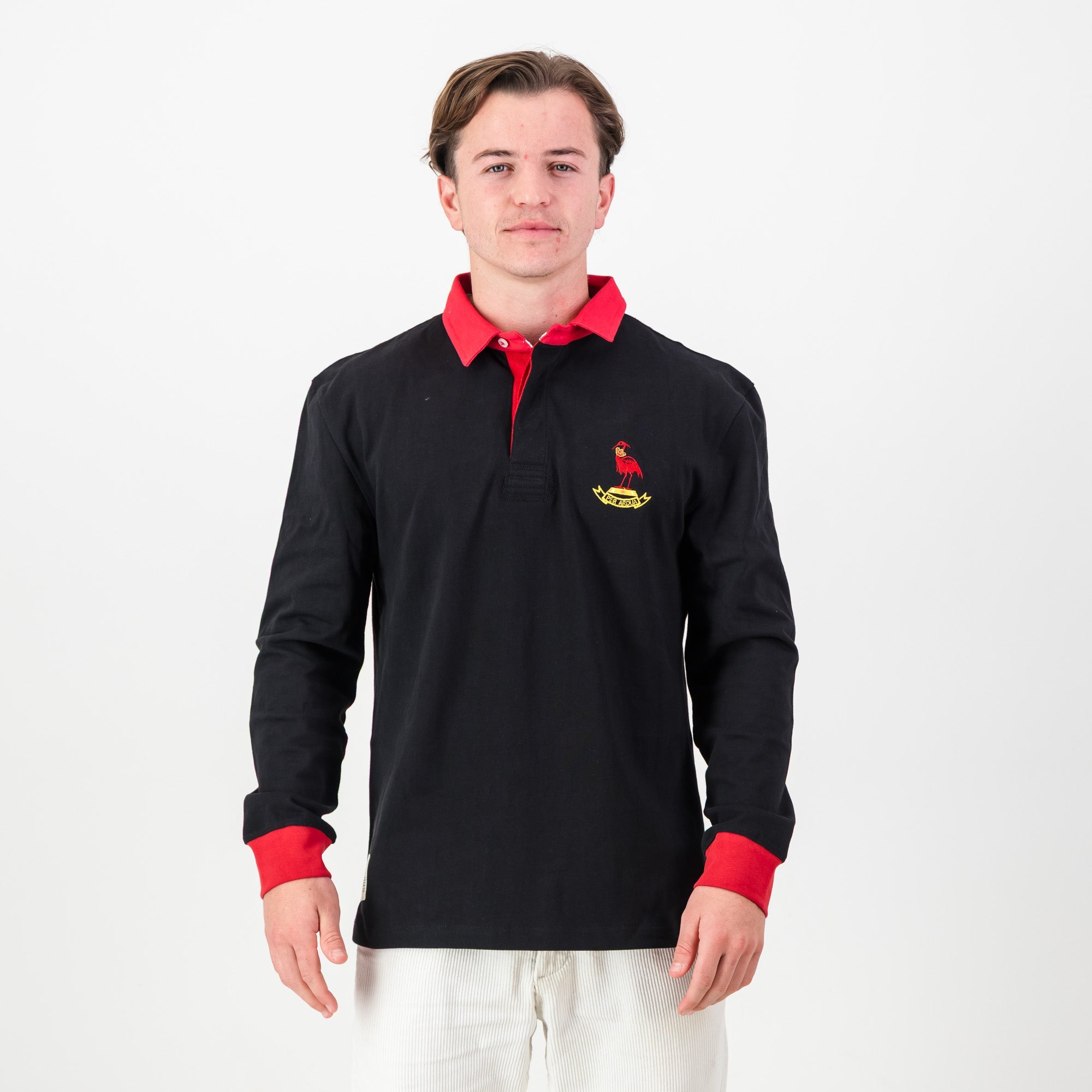 Schools Dale College LS Rugby Jersey - Black - Old School