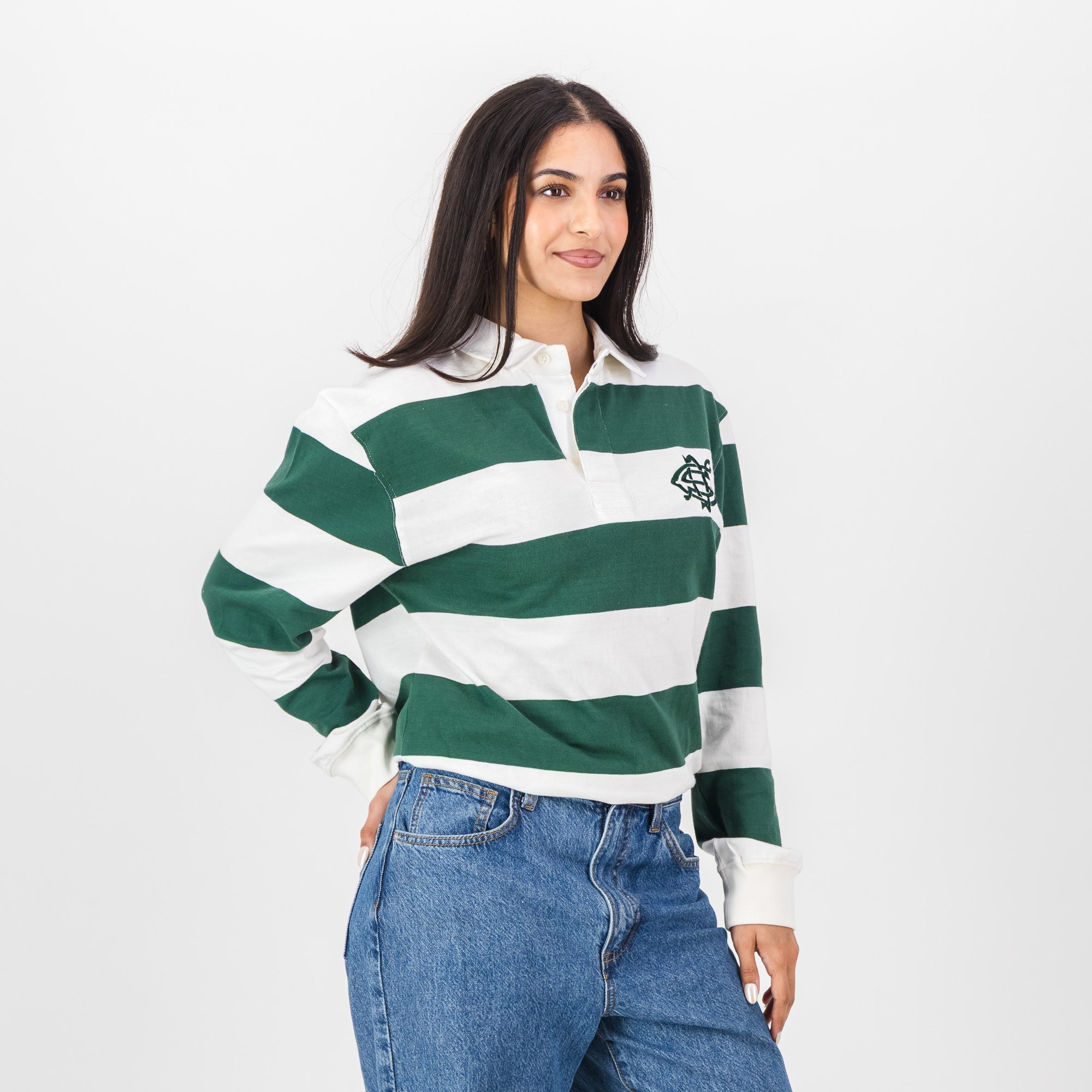 Schools Diocesan YS LS Rugby Jersey - OS Green - Old School