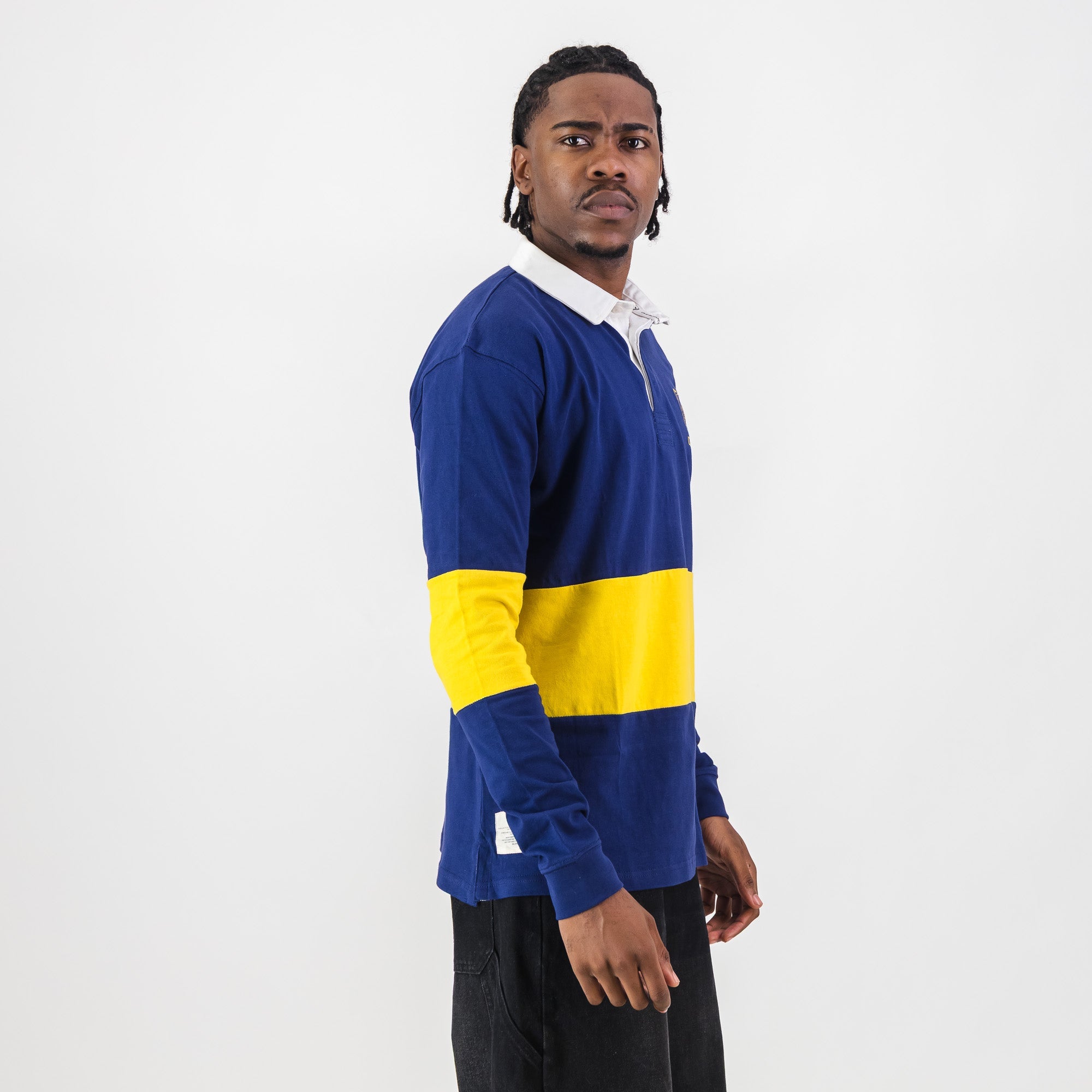 Schools Durbanville Hoerskool LS Rugby Jersey - Navy - Old School