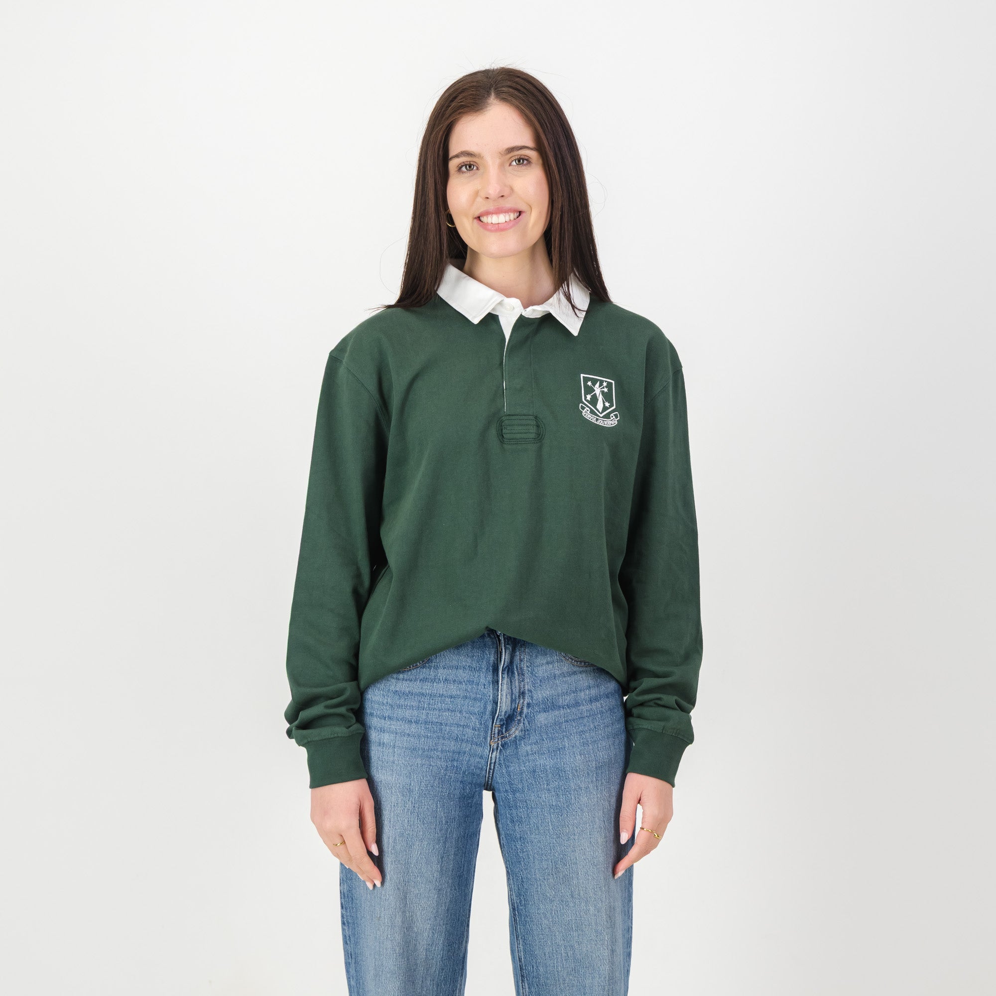 Schools Eldoraigne Rugby Jersey - OS Green - Old School