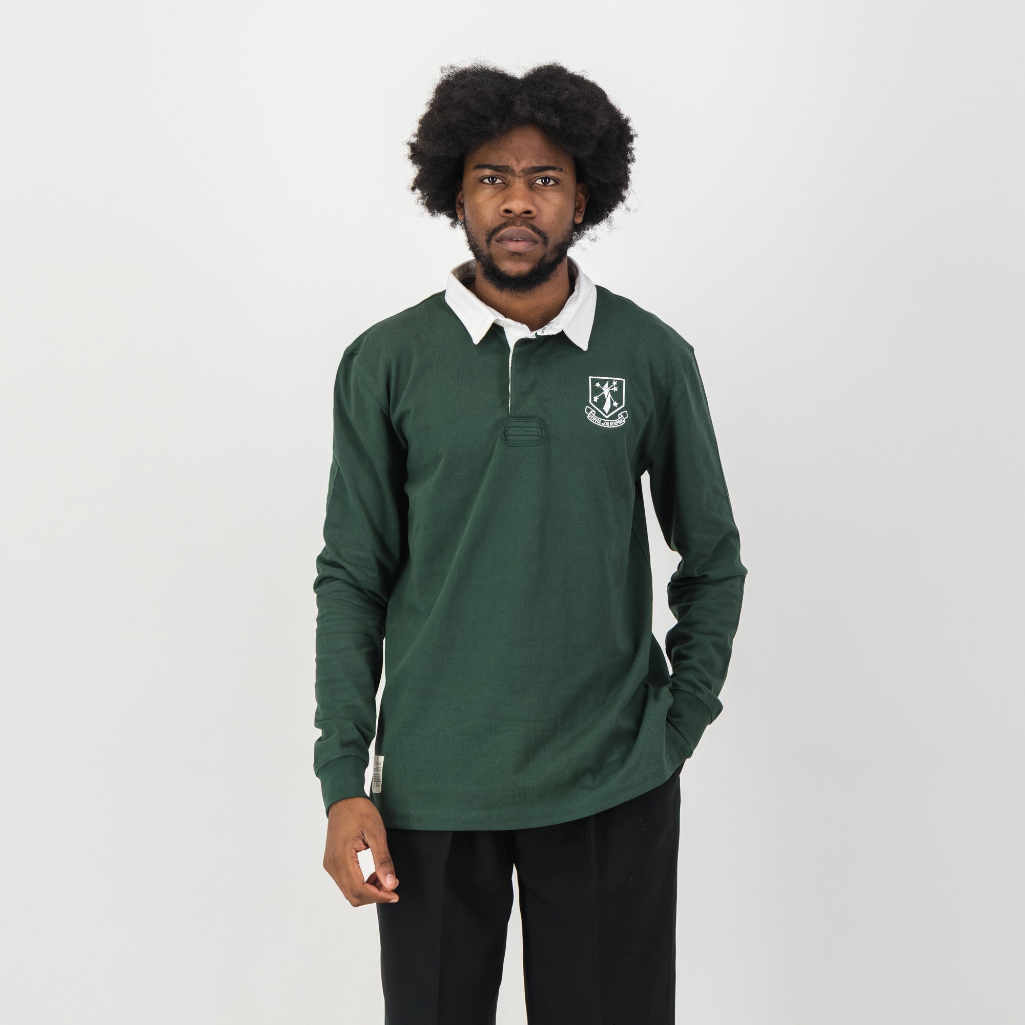 Schools Eldoraigne Rugby Jersey - OS Green - Old School