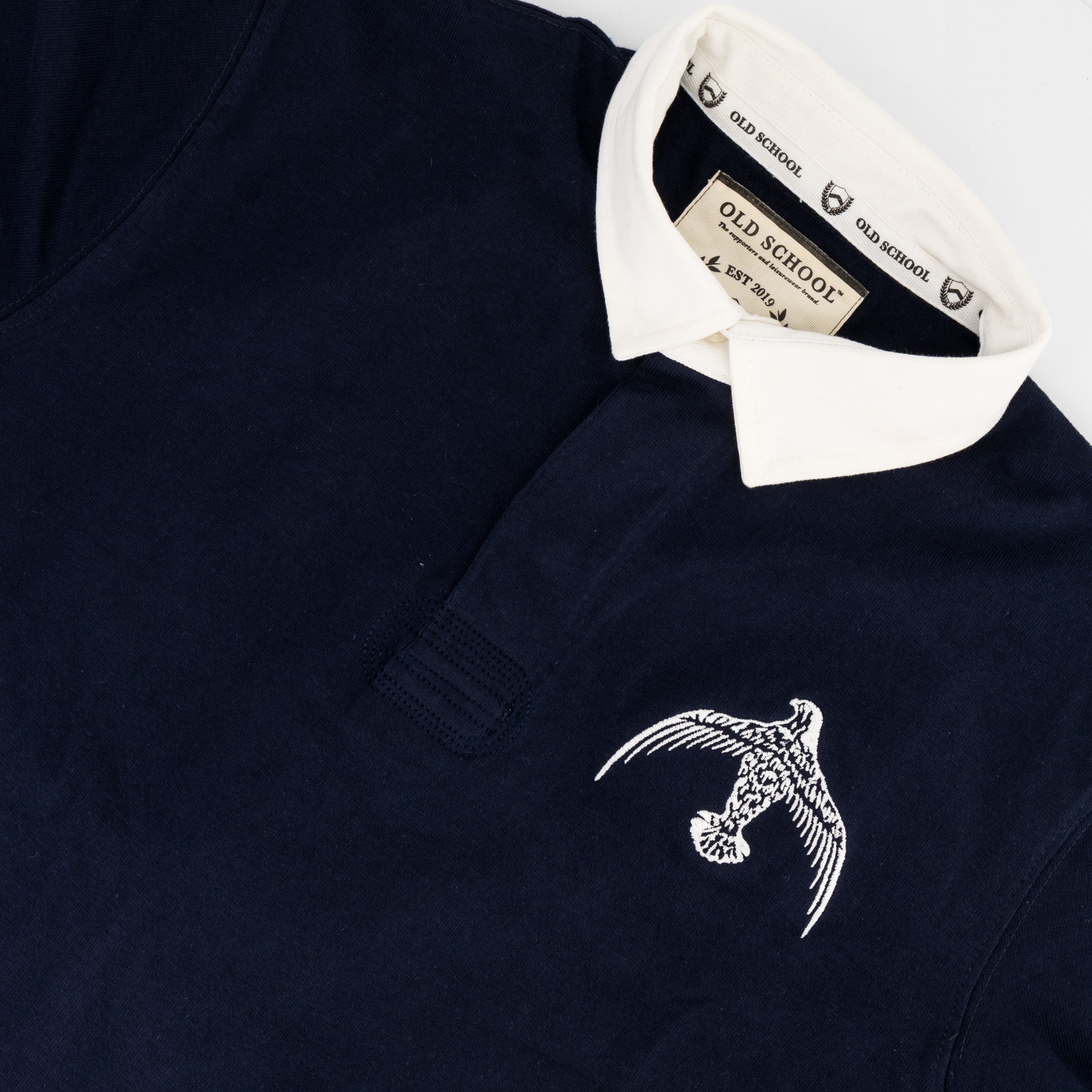 Schools Falcon College LS Rugby Jersey - Navy - Old School