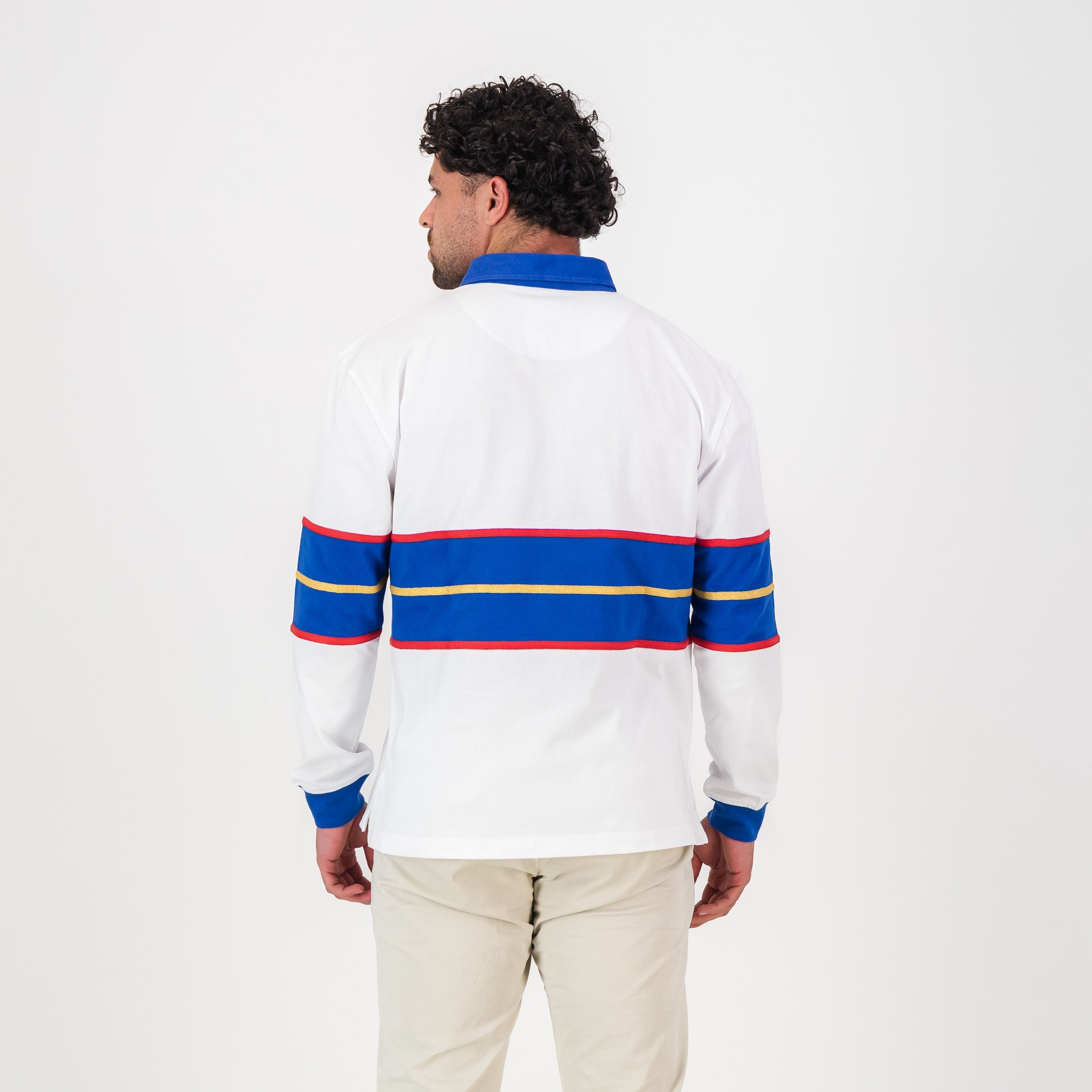 Schools Goudveld Hoerskool LS Rugby Jersey - White - Old School