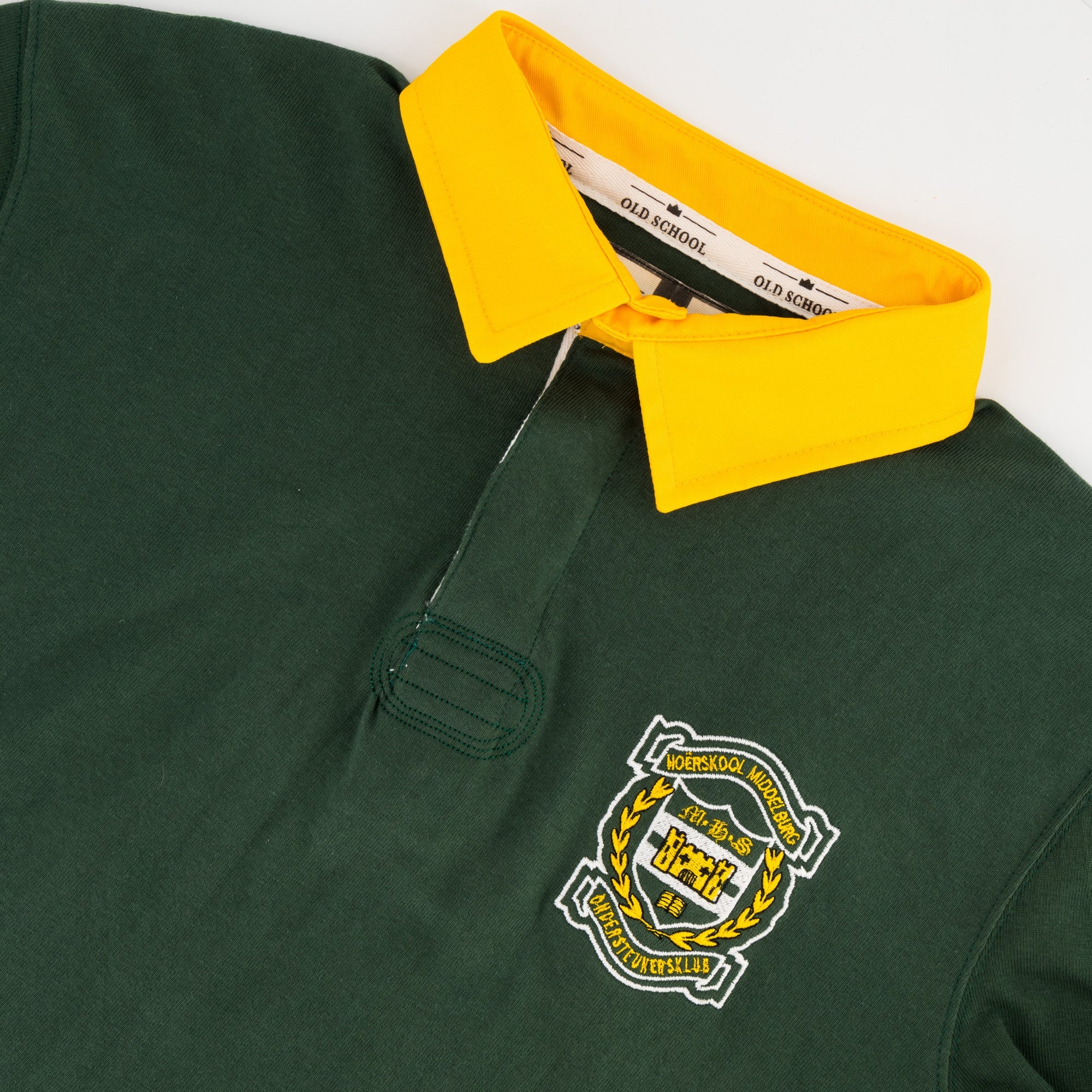 Schools Hoerskool Middelburg LS Rugby Jersey - OS Green - Old School