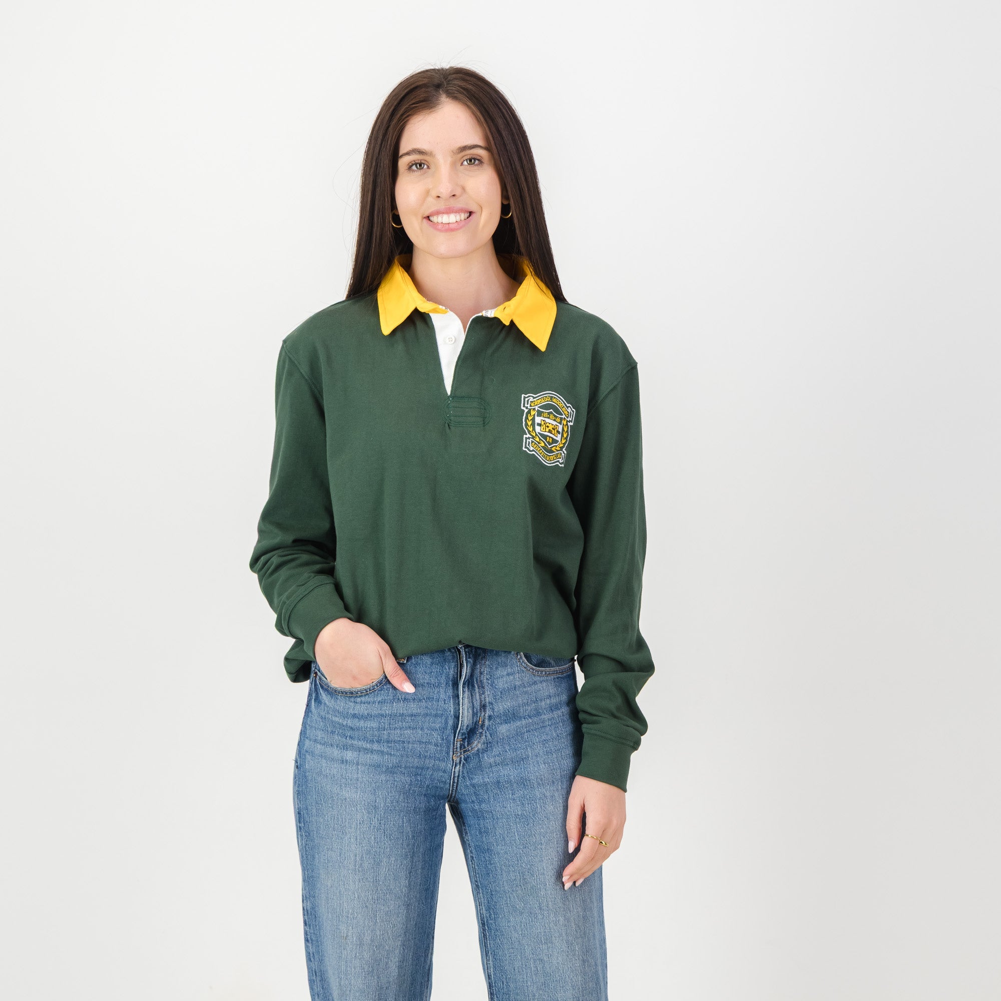 Schools Hoerskool Middelburg LS Rugby Jersey - OS Green - Old School