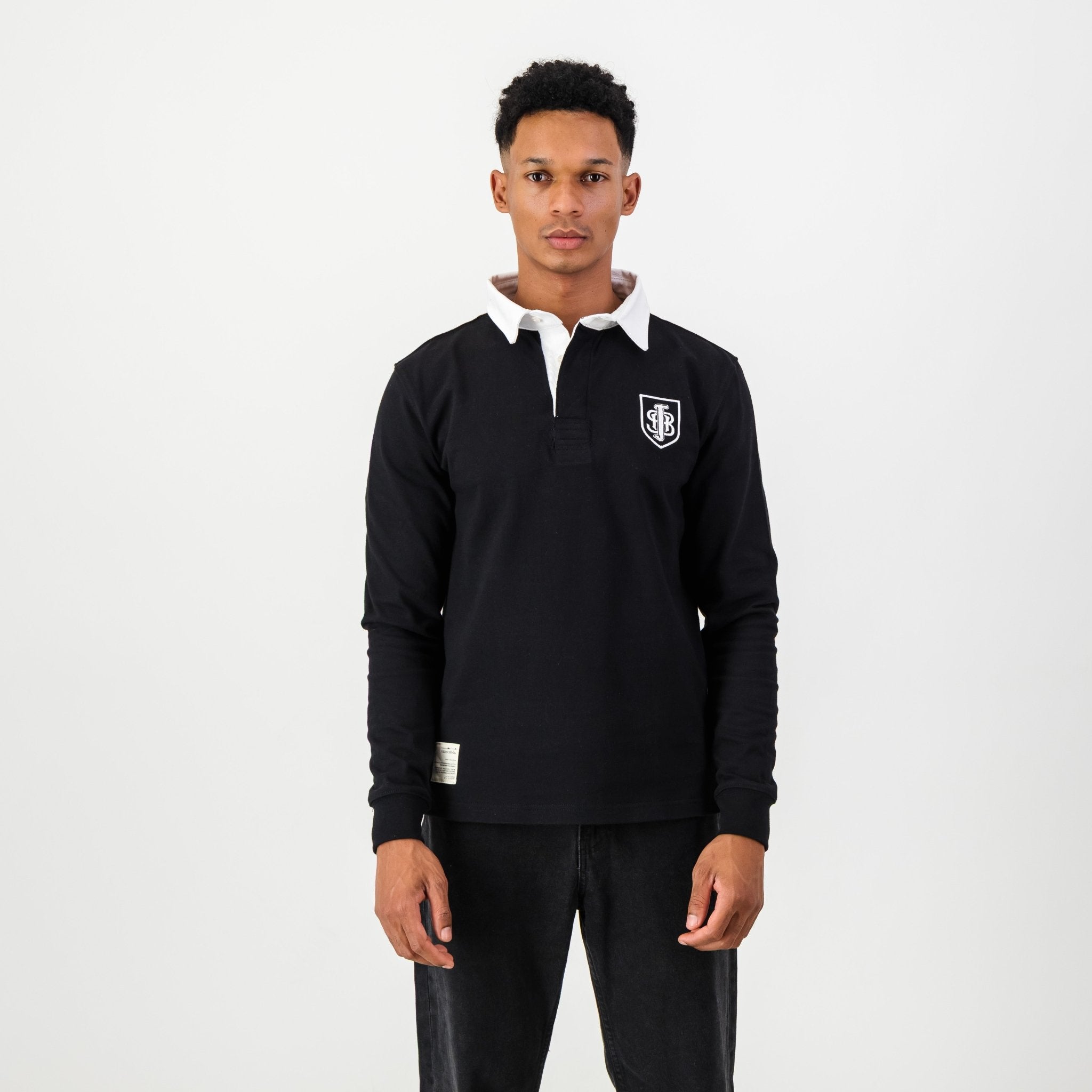 Schools Jeppe LS Rugby Jersey - Black - Old School