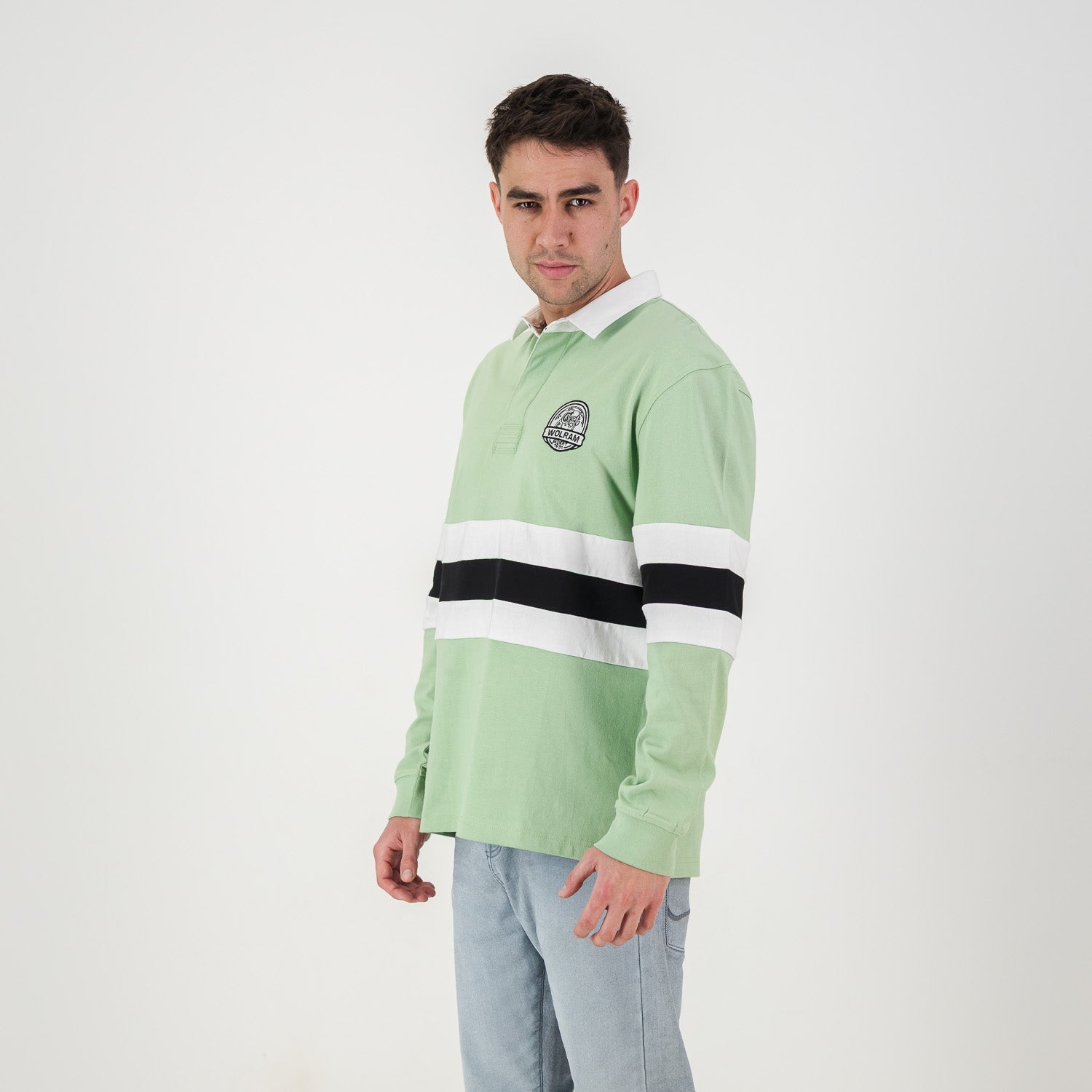 Schools Marlow LS Rugby Jersey - Sap Green - Old School