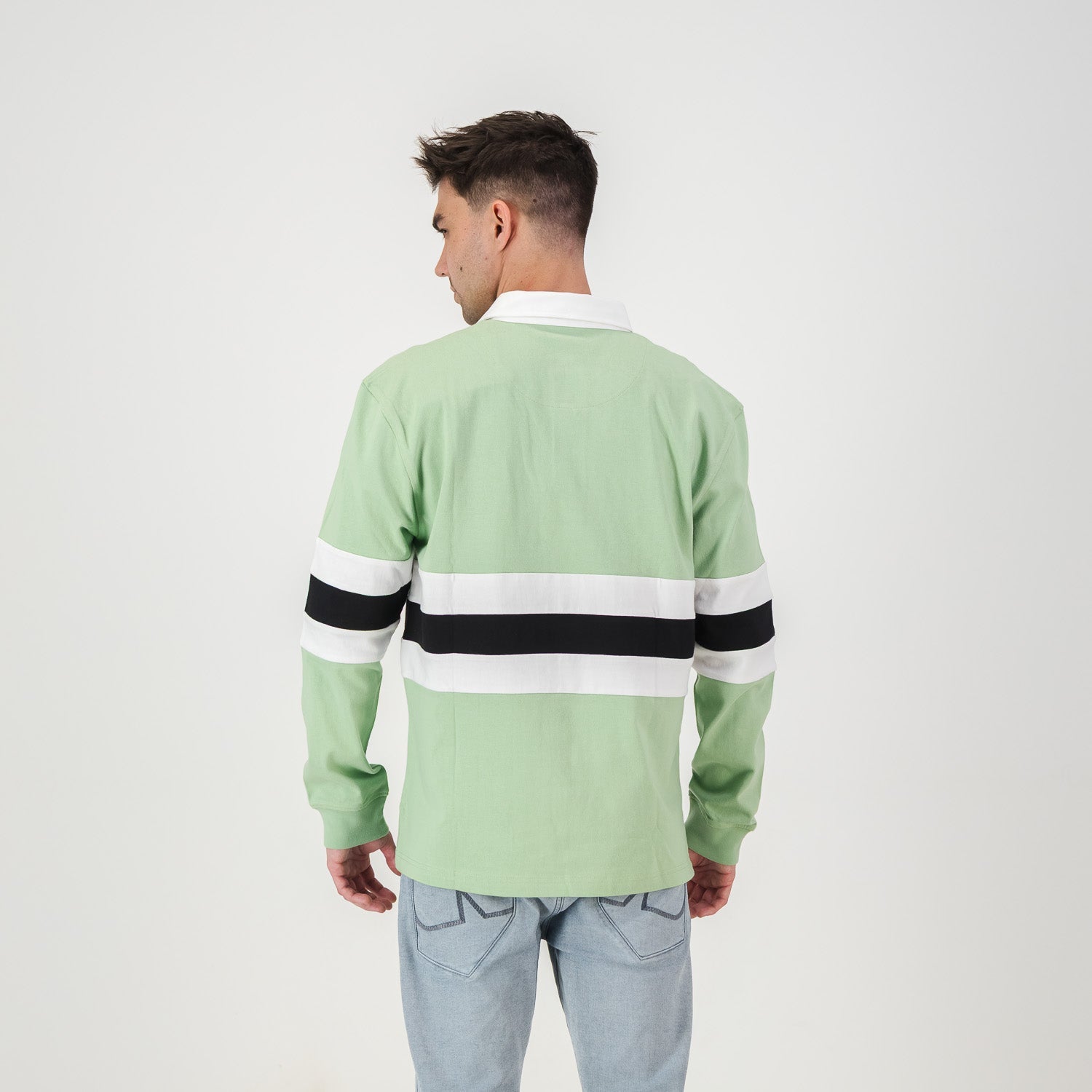 Schools Marlow LS Rugby Jersey - Sap Green - Old School