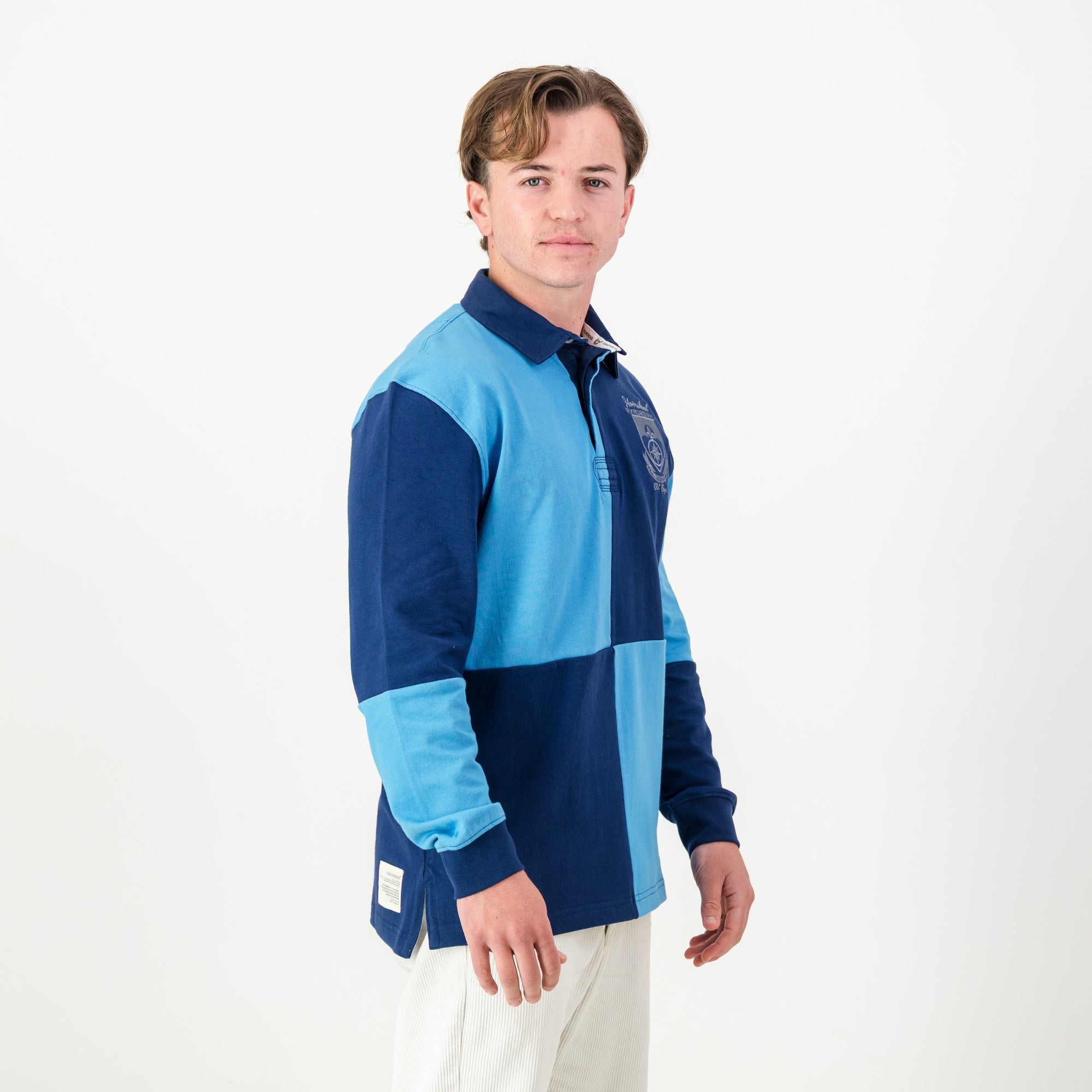 Schools Noordheuwel LS Rugby Jersey - Naut Blue - Old School