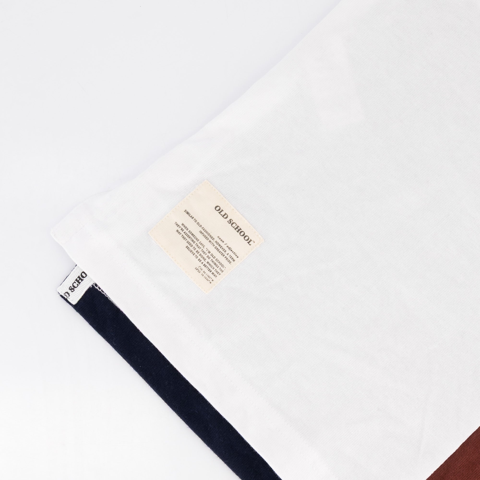 Schools Northwood Quartered LS Rugby Jersey - White - Old School