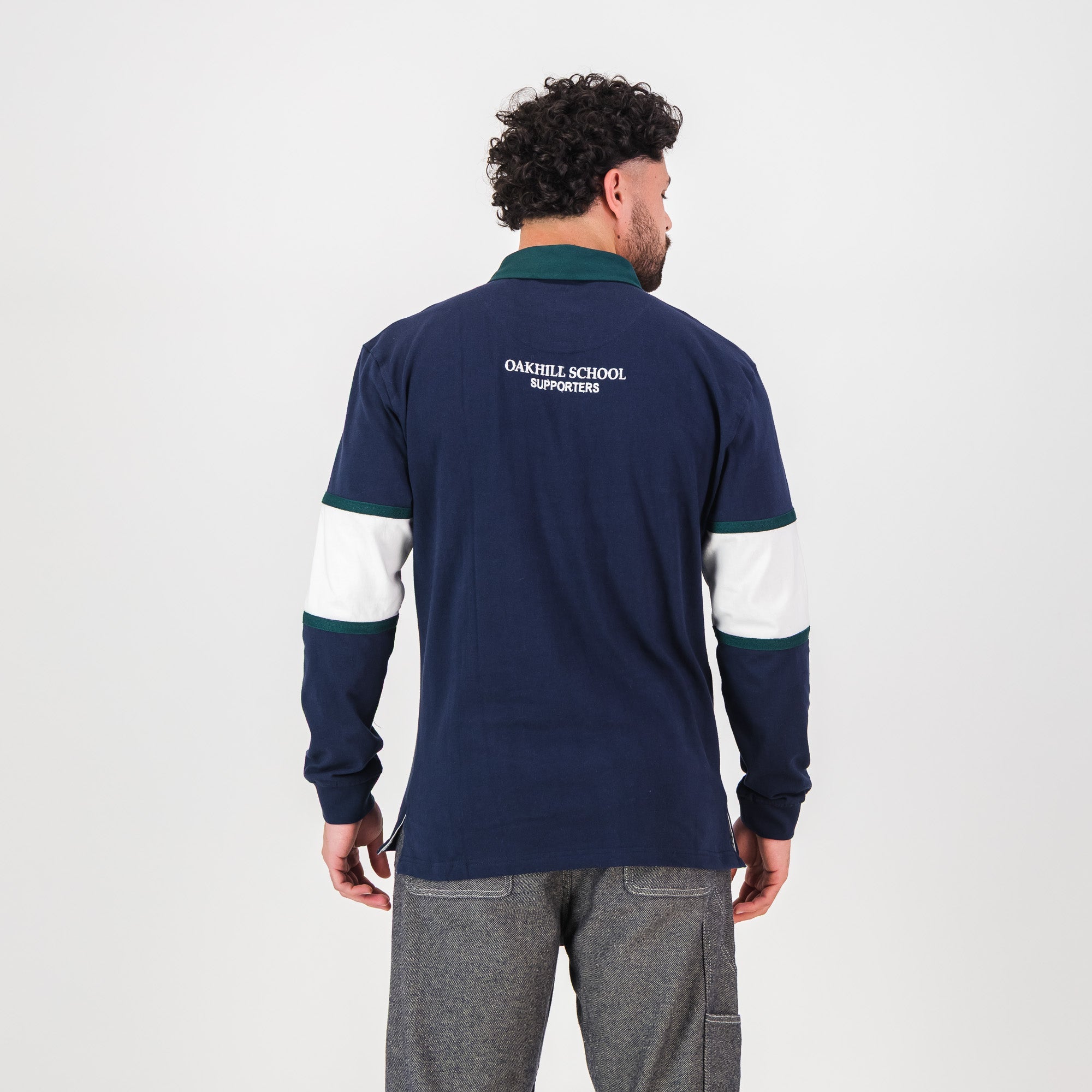 Schools Oakhill LS Rugby Jersey - Navy - Old School
