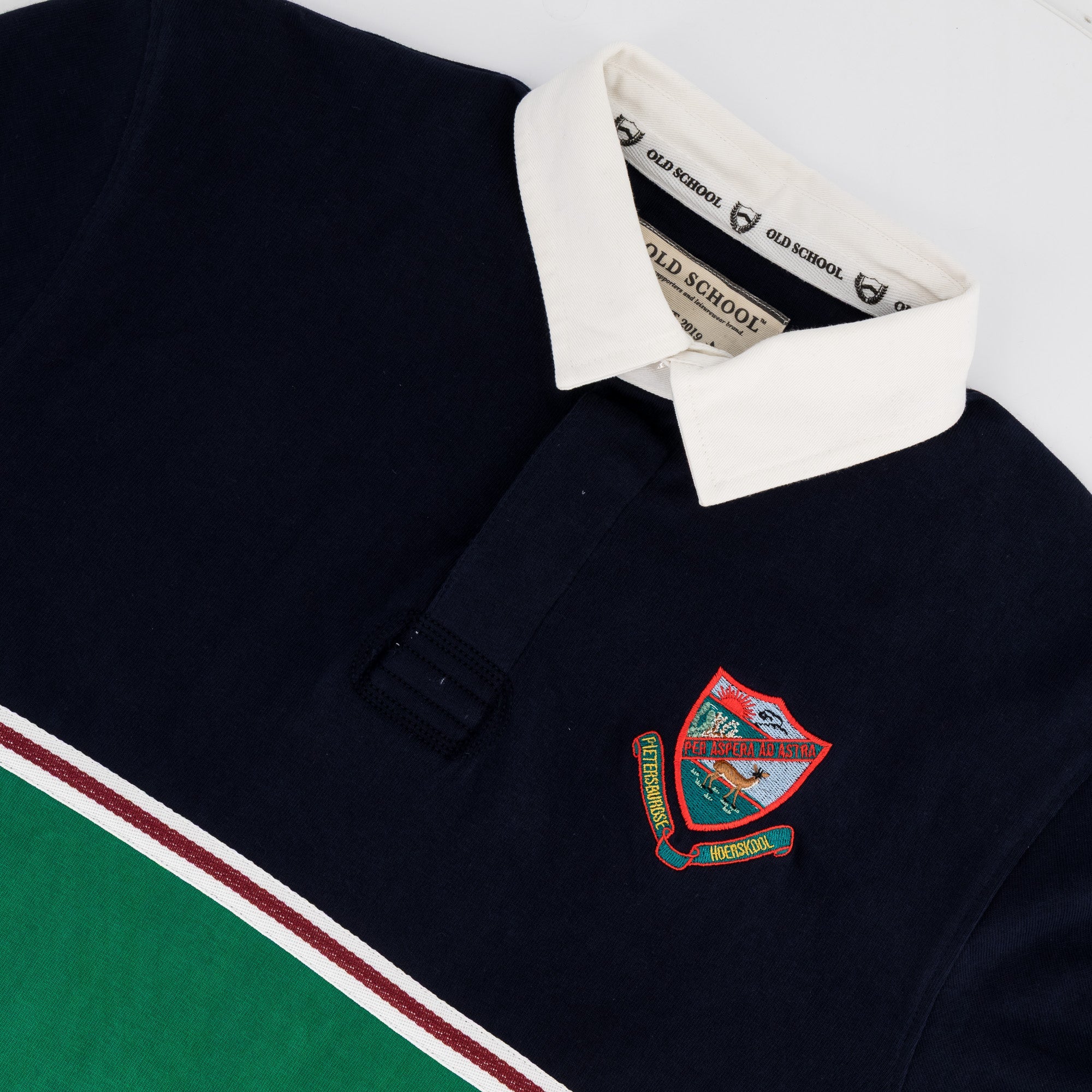Schools Pietersburg High LS Rugby Jersey - Navy - Old School