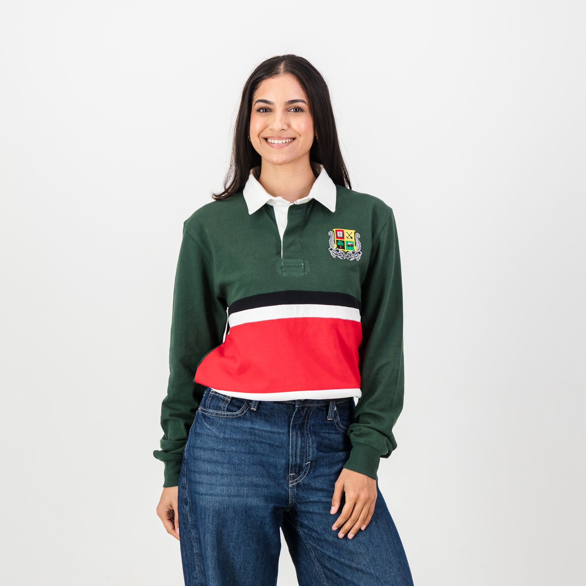 Schools Pretoria Boys LS Rugby Jersey - OS Green - Old School