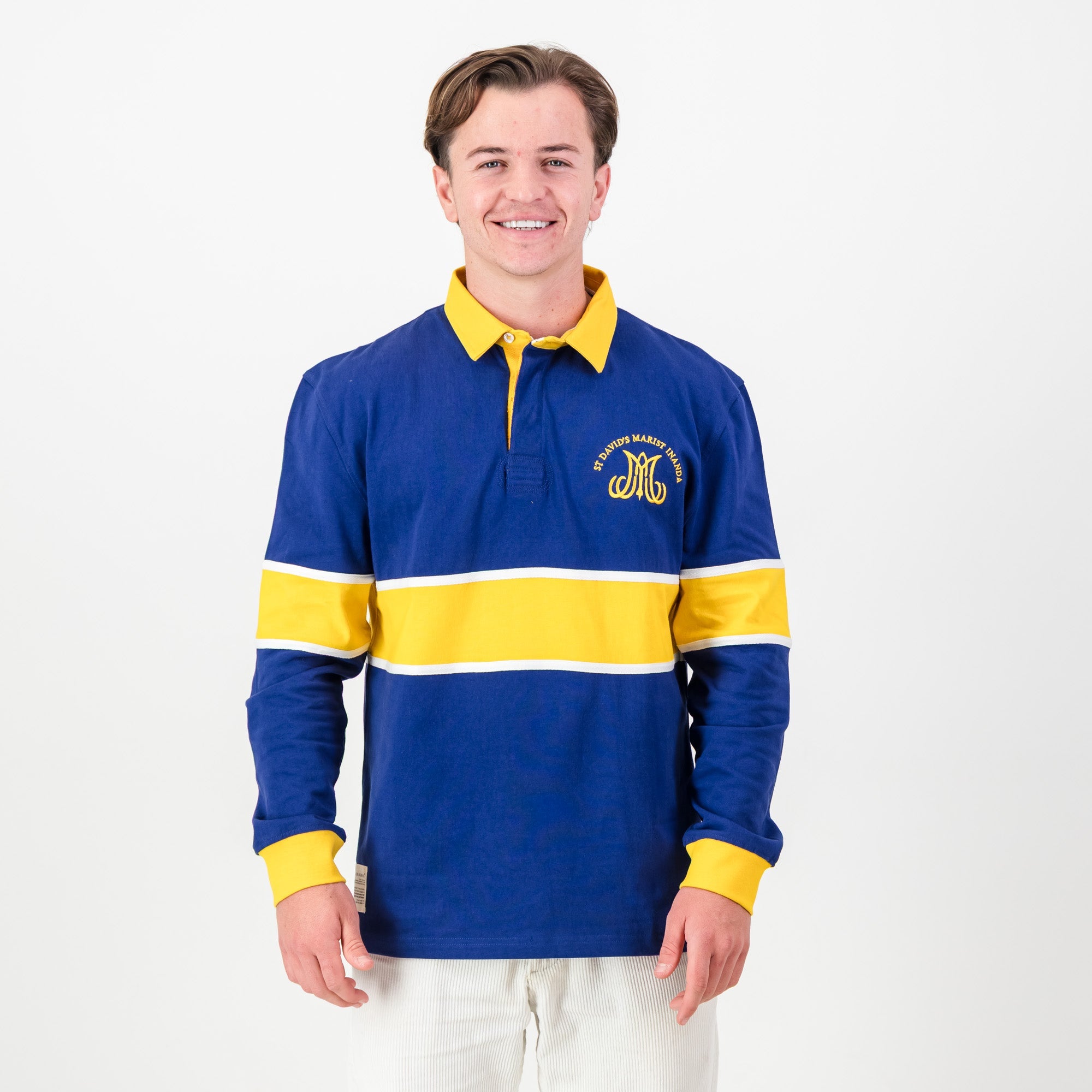 Schools St Davids LS Rugby Jersey - Bellwhether Blue - Old School