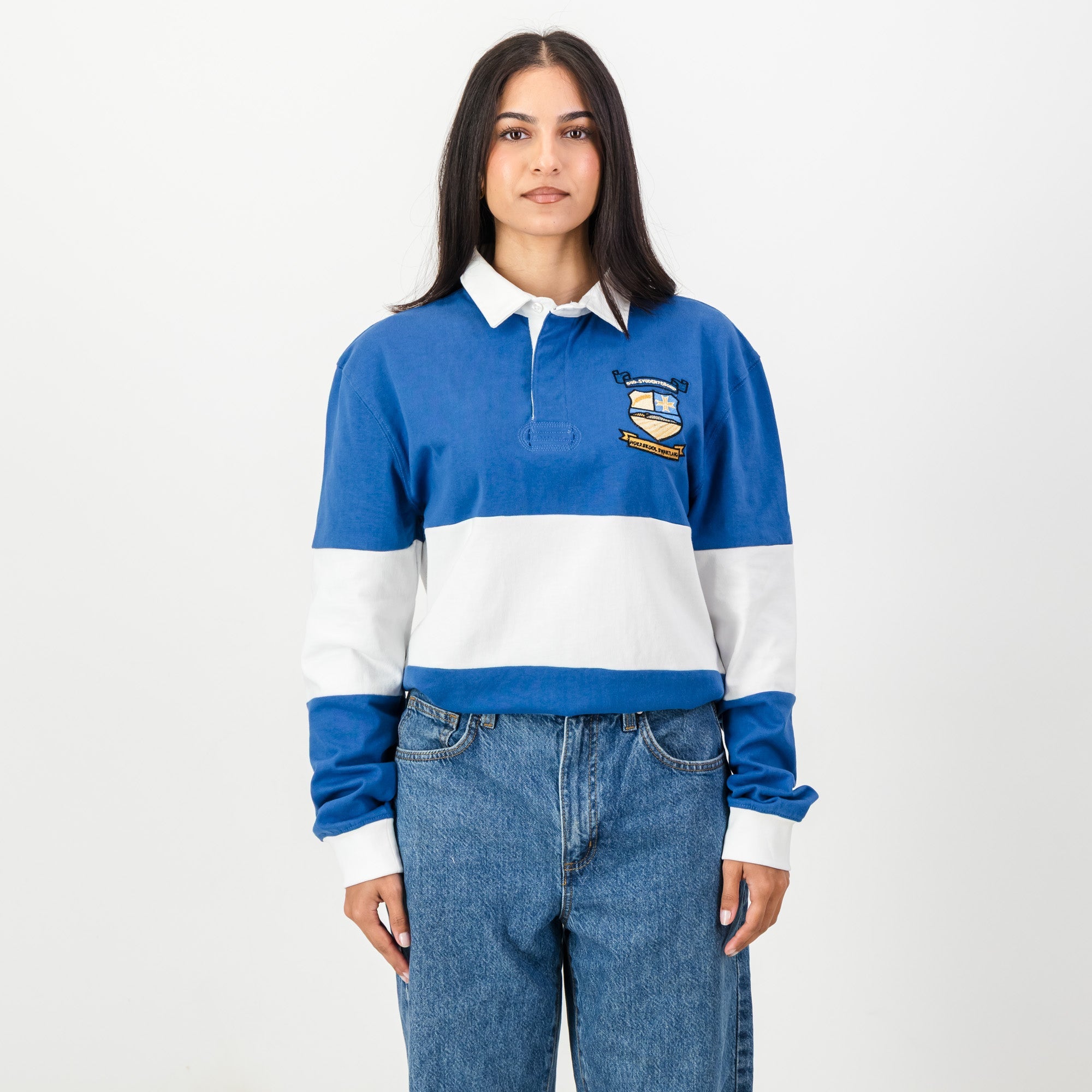 Schools Swartland LS Rugby Jersey - High Tide Blue - Old School