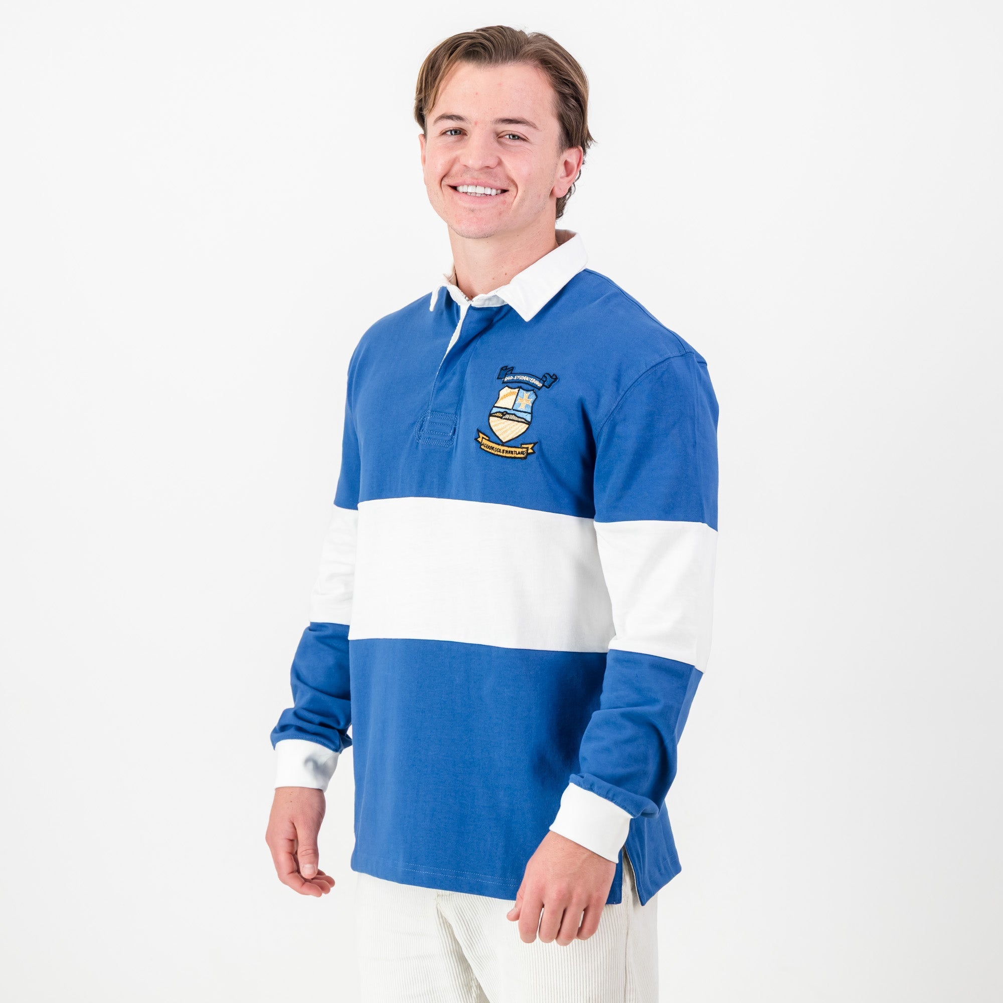 Schools Swartland LS Rugby Jersey - High Tide Blue - Old School