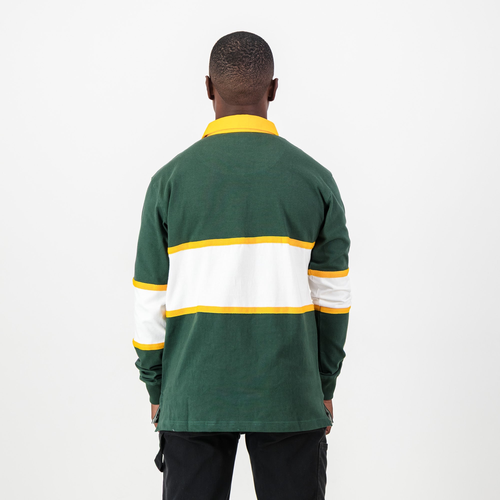 Schools Wonderboom Long Sleeve Rugby Jersey - Os Green - Old School