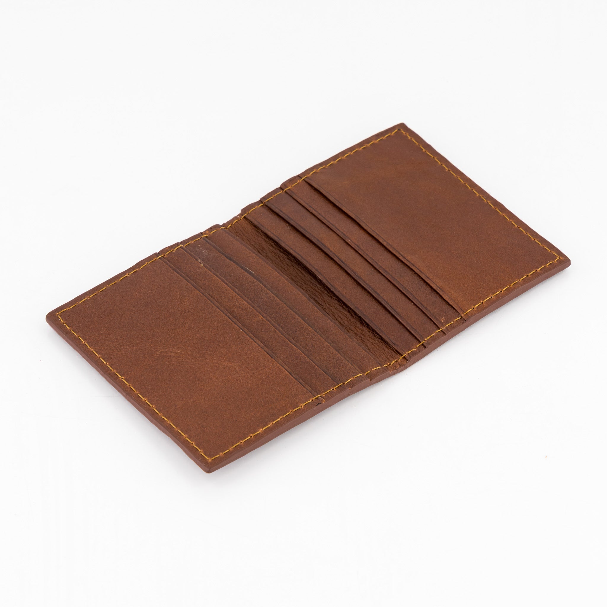 Springboks Accessories Leather Accessories Double Cardholder Emb Brown - Old School