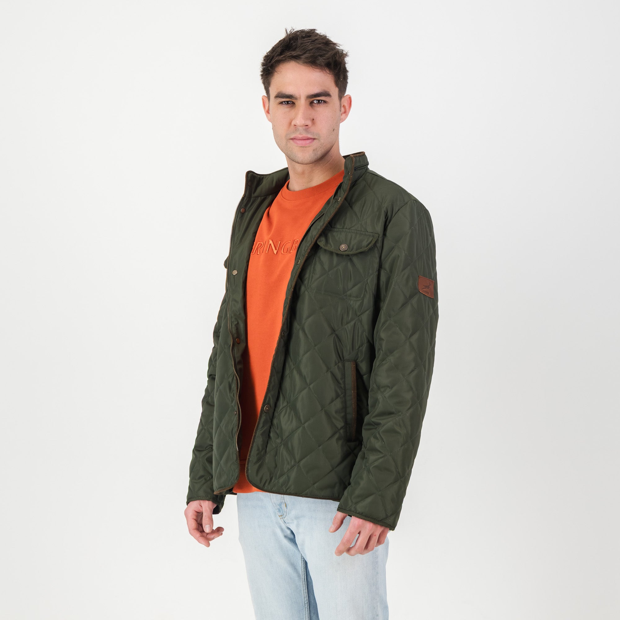Springboks Barbour Jacket - Forest Green - Old School