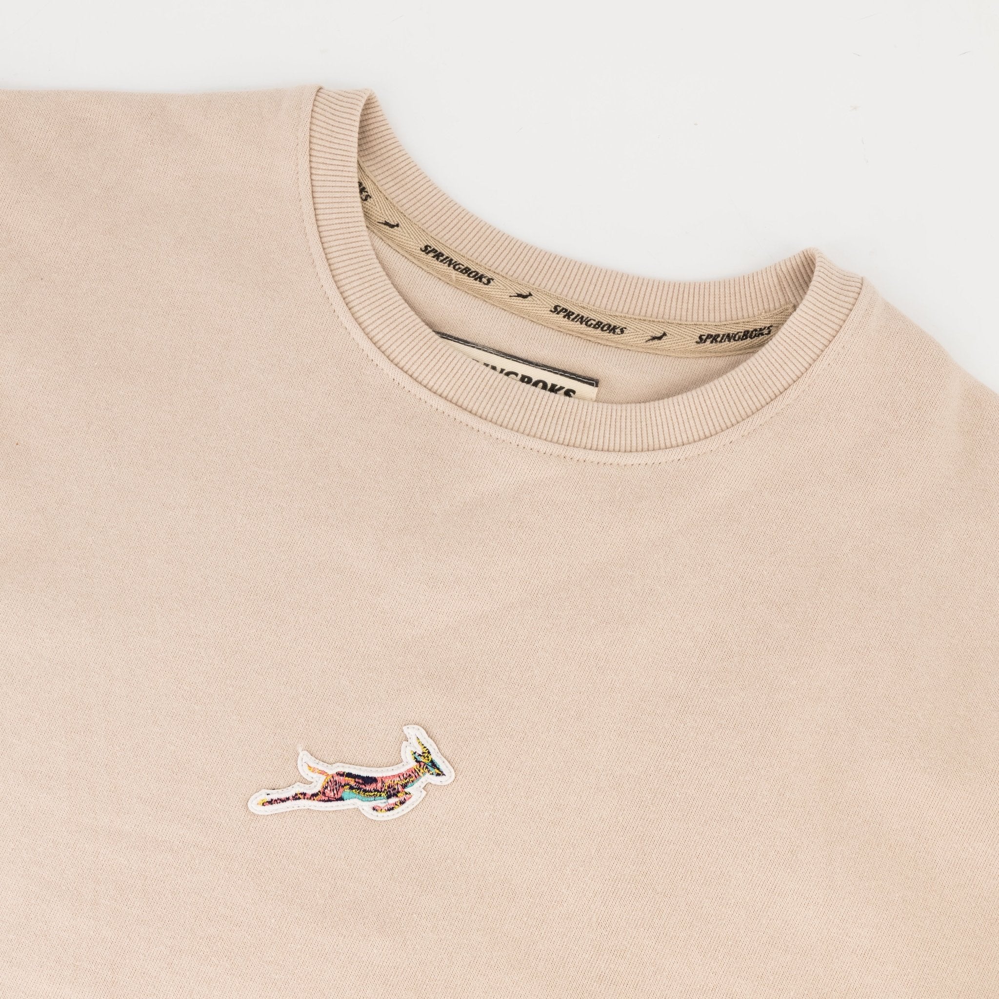 Springboks Colour Pop Sweat - Ivory - Old School