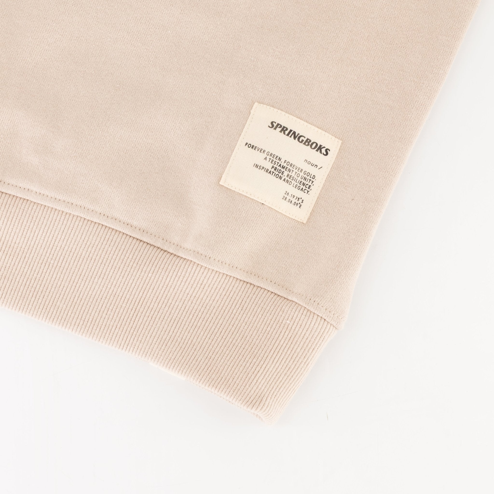 Springboks Colour Pop Sweat - Ivory - Old School