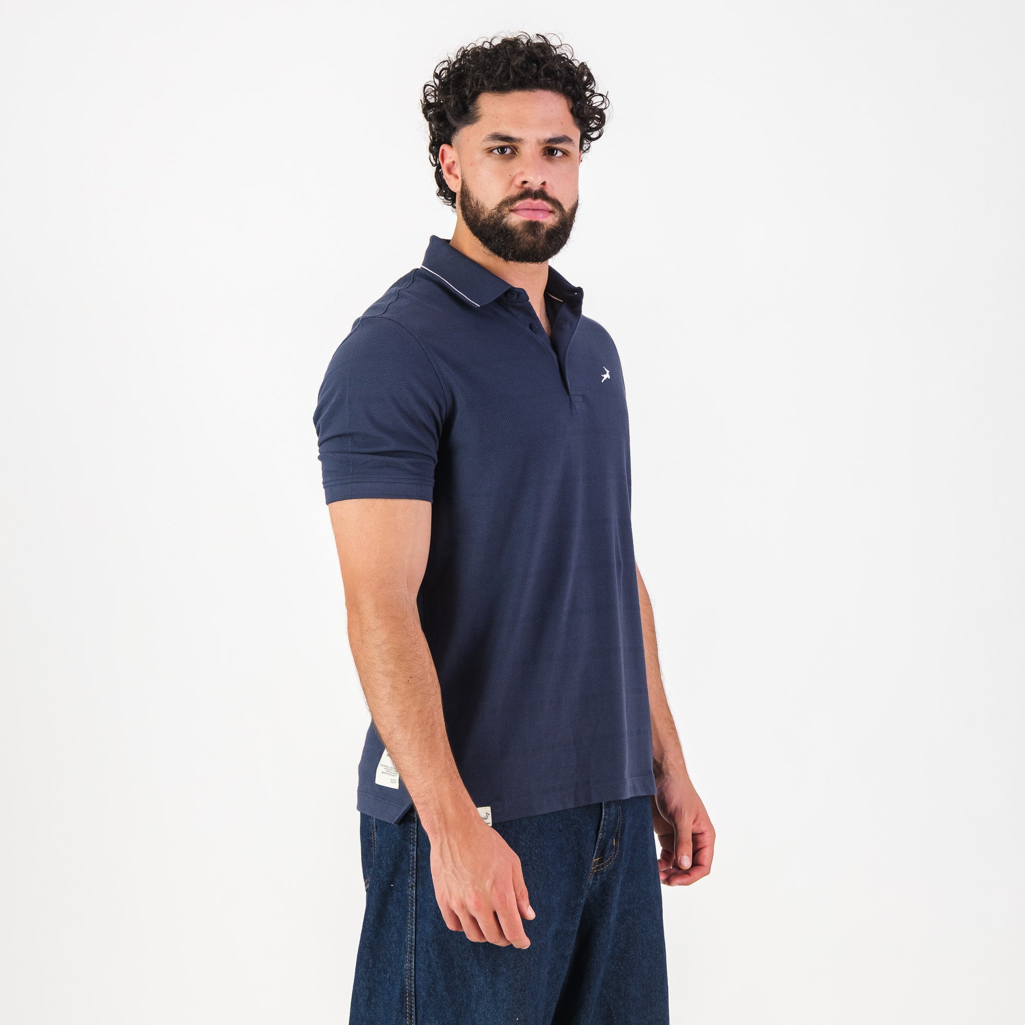 Springboks Golf SS Polo - Navy - Old School