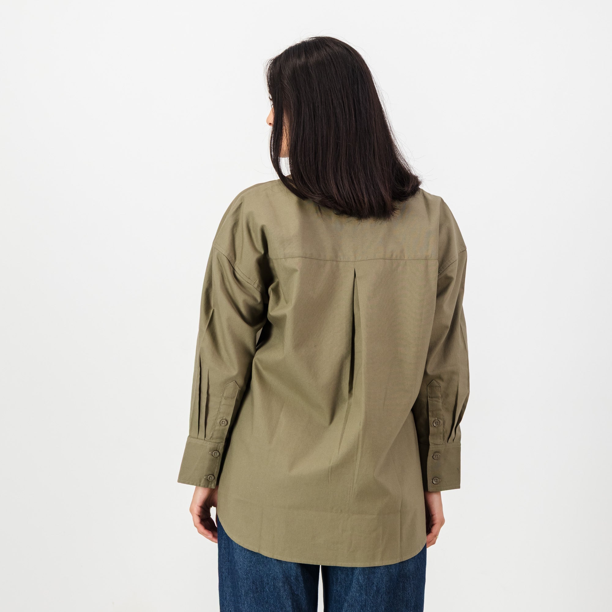 Springboks Ladies Oxford Shirt - Taupe - Old School