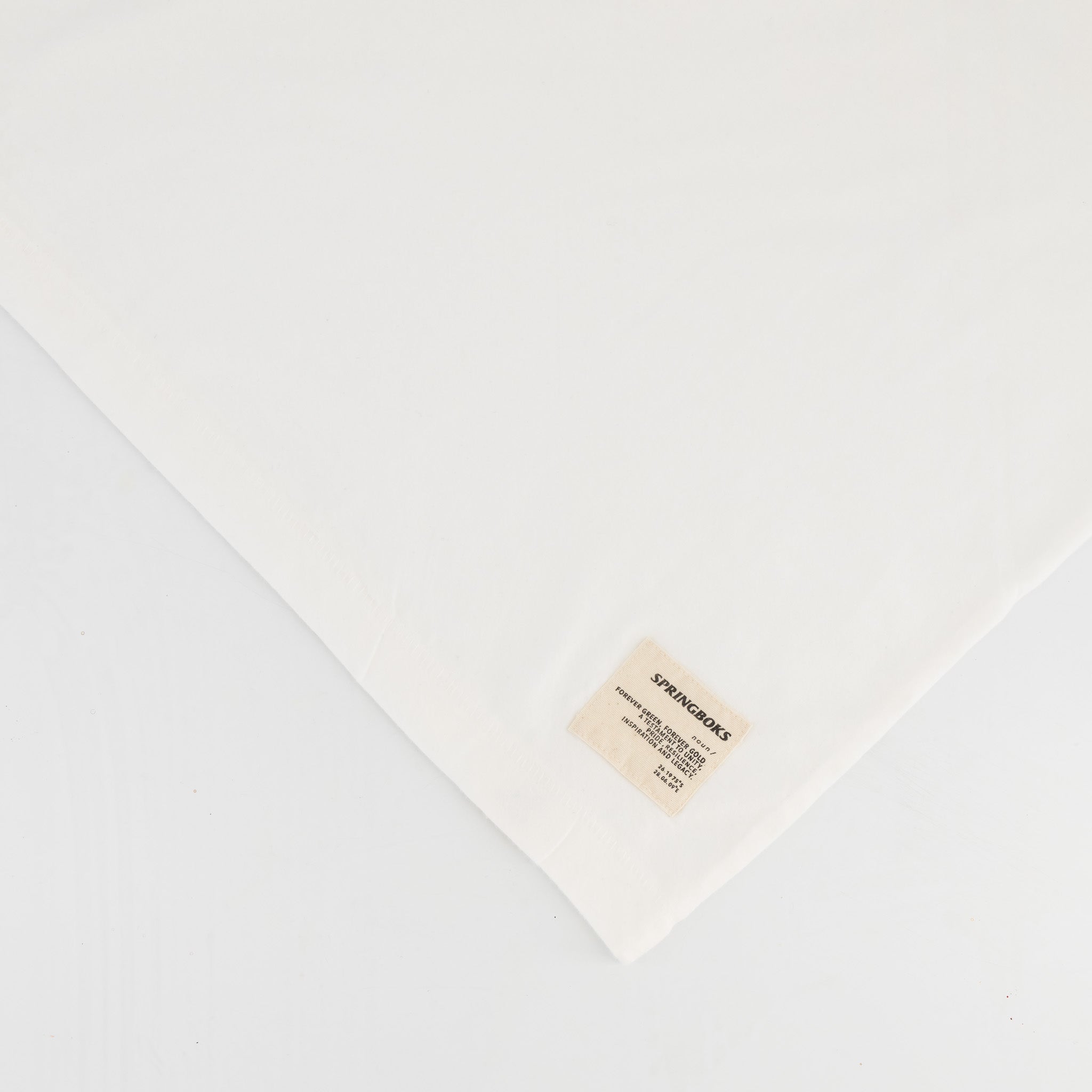 Springboks LC EMB Regular Crew Tee - White - Old School