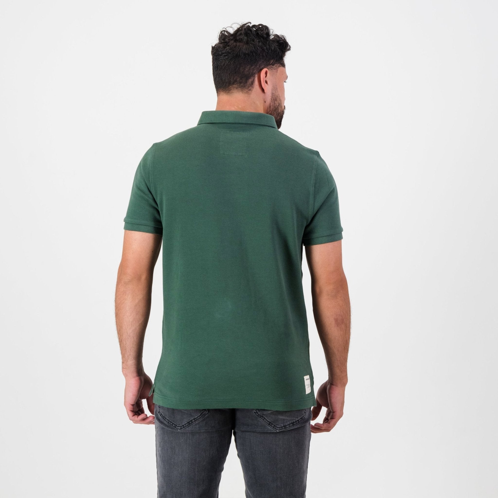 Springboks LC SML Badge SS Polo - OS Green - Old School