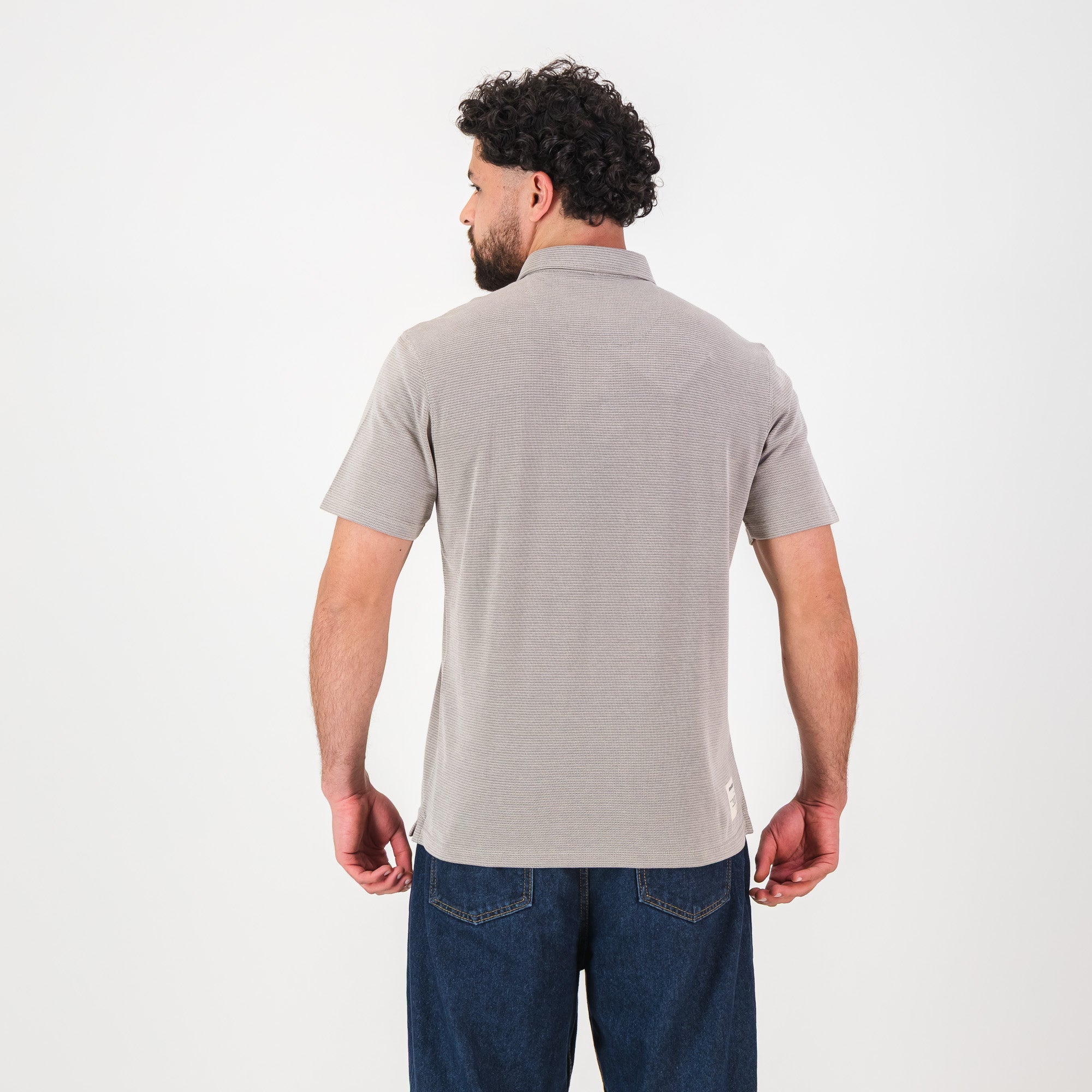 Springboks Pique Striper SS Polo - Tobacco Brown - Old School