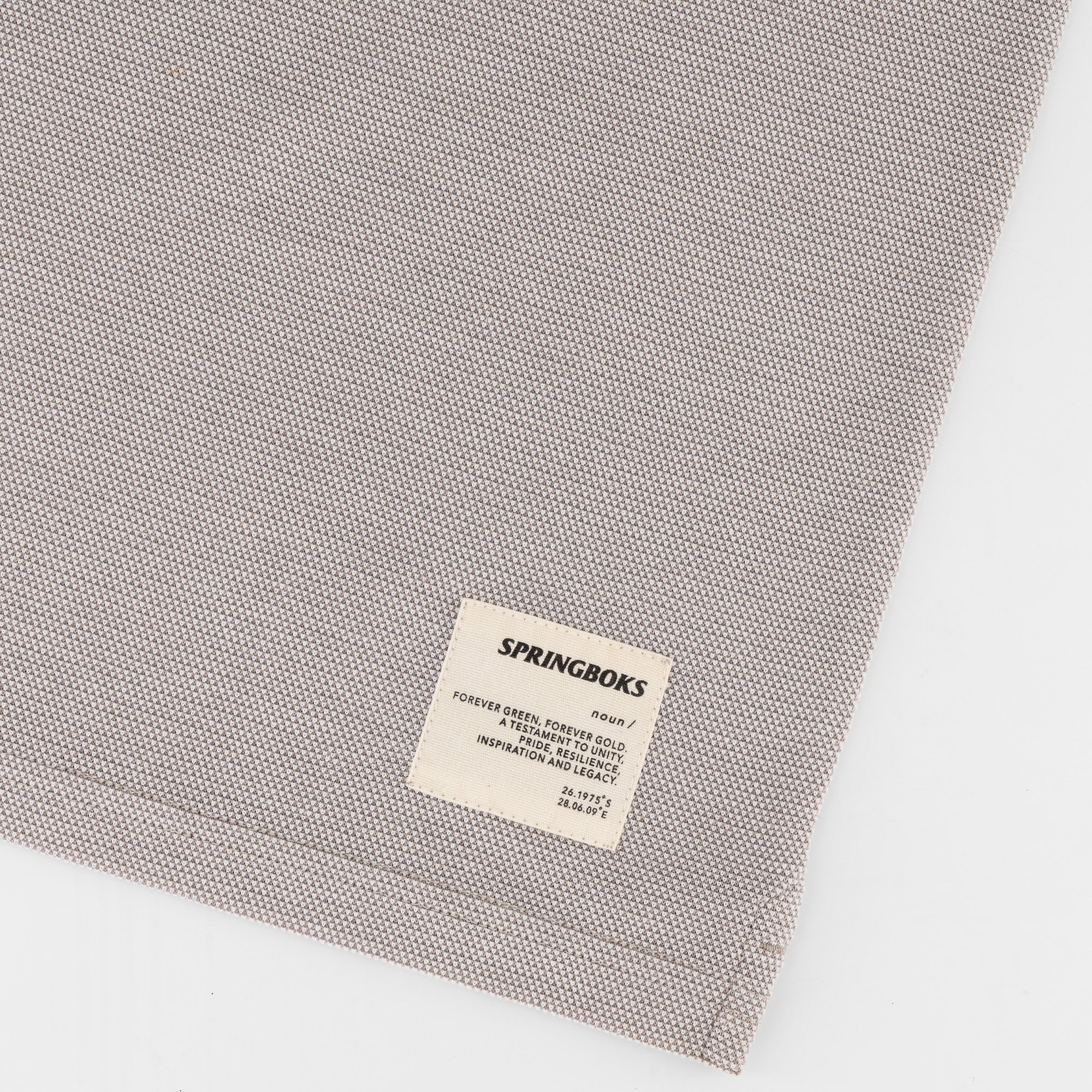 Springboks Pique Striper SS Polo - White - Old School